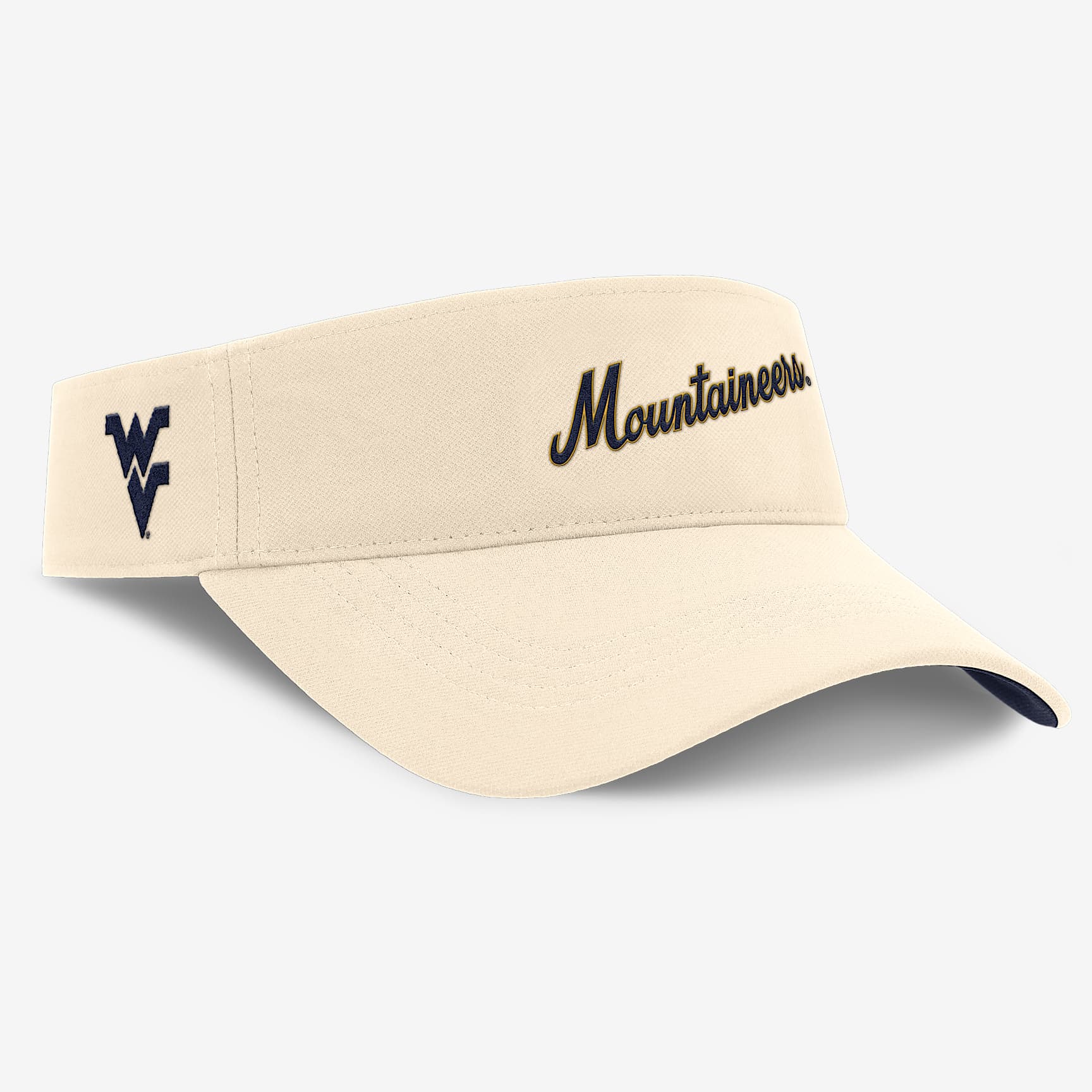 West Virginia Mountaineers Primetime Ace Men's Nike Dri-FIT College Adjustable Visor