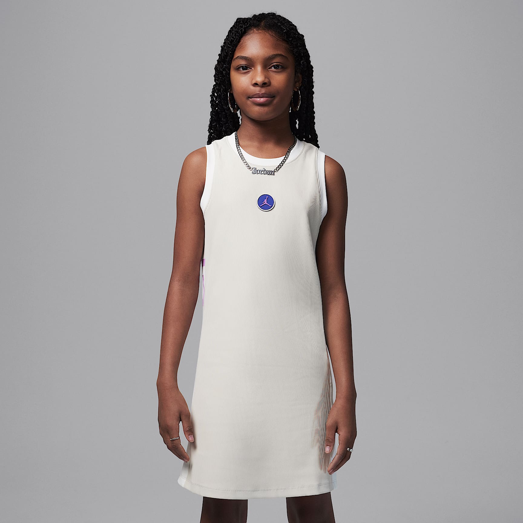 Jordan Big Kids' "She Takes Flight" Ribbed Dress