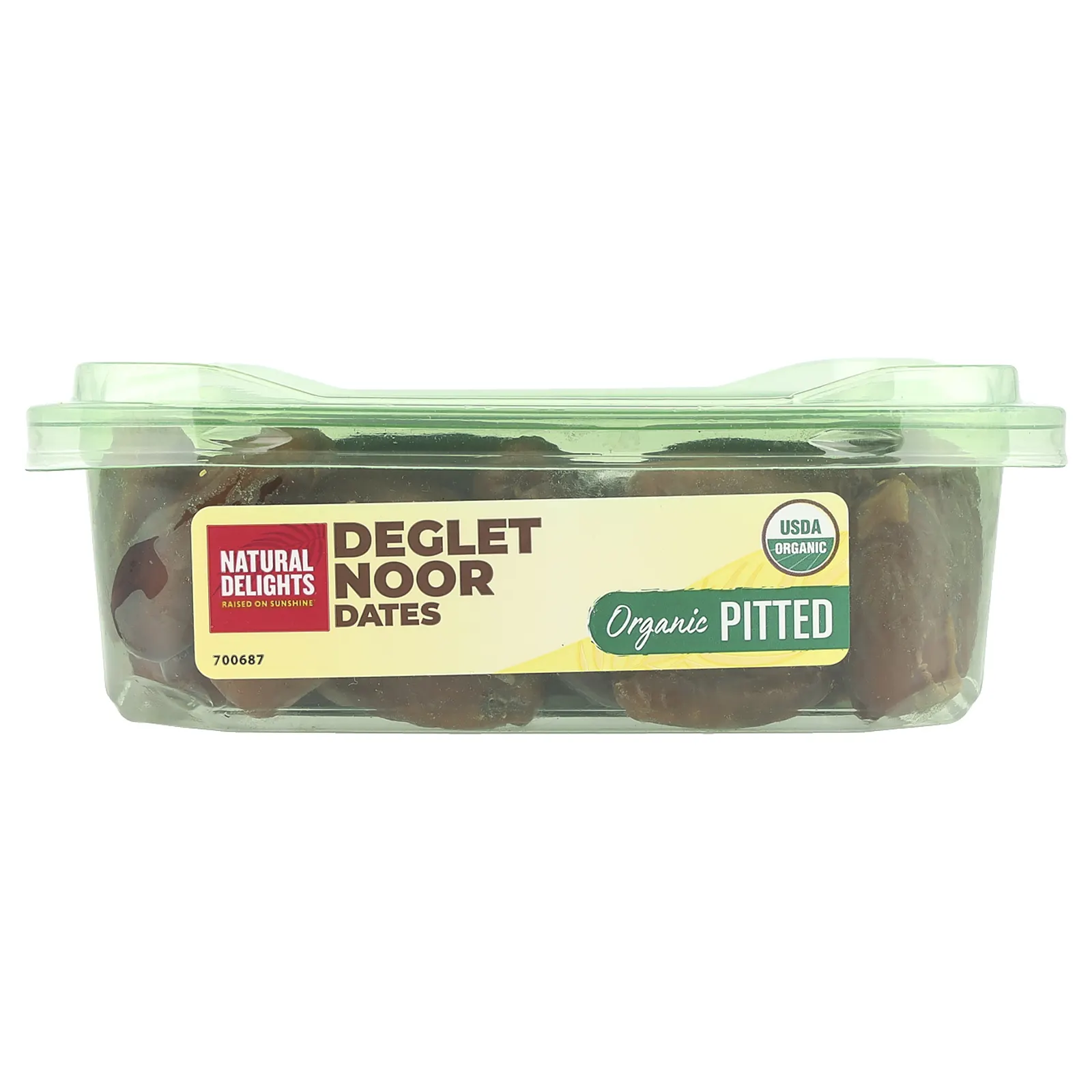Natural Delights, Финики Deglet Noor, органические без косточек, 340 г (12 унций)