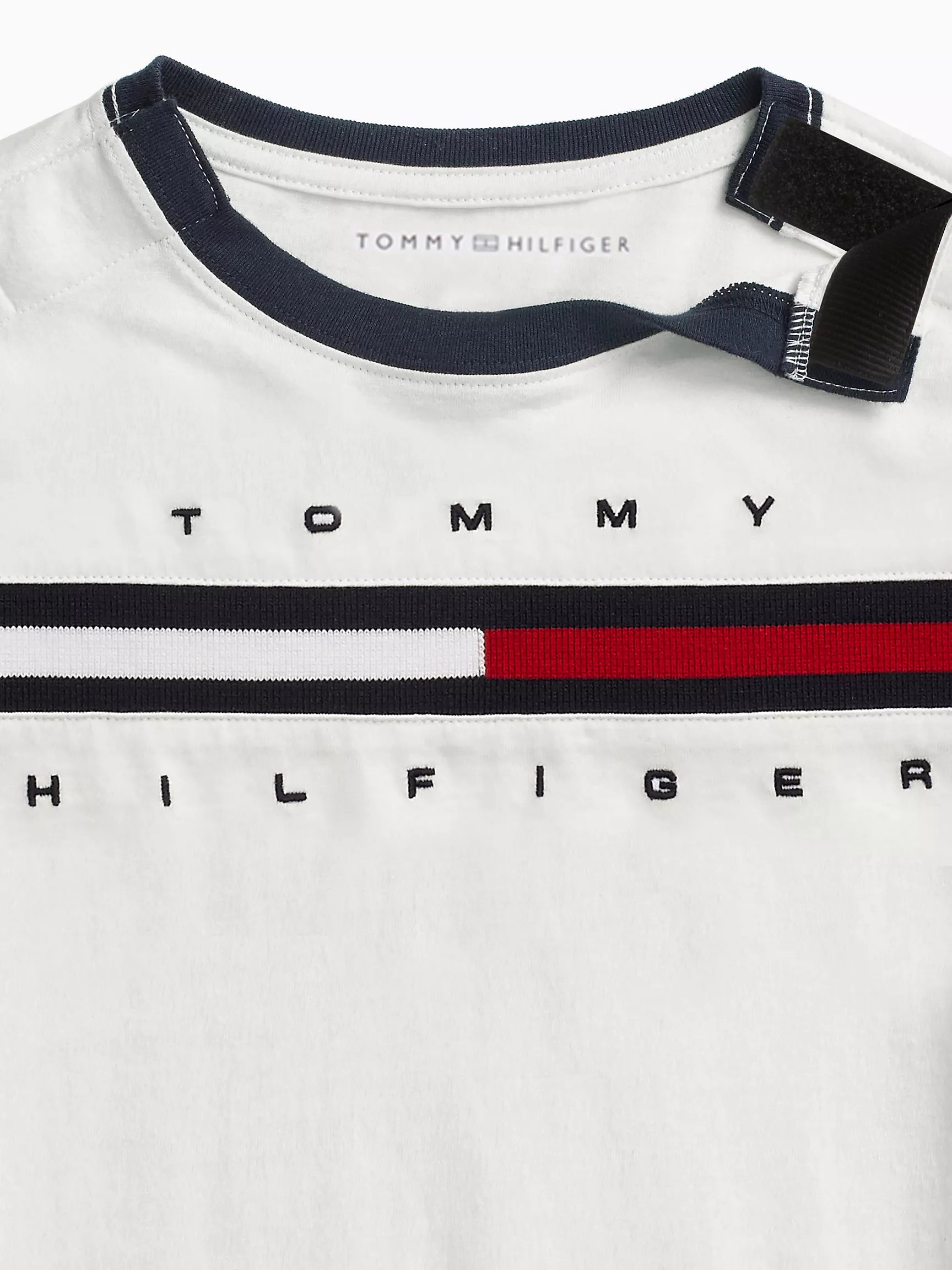 Футболка Tommy Hilfiger для мальчиков, Детская футболка с логотипом и полосками