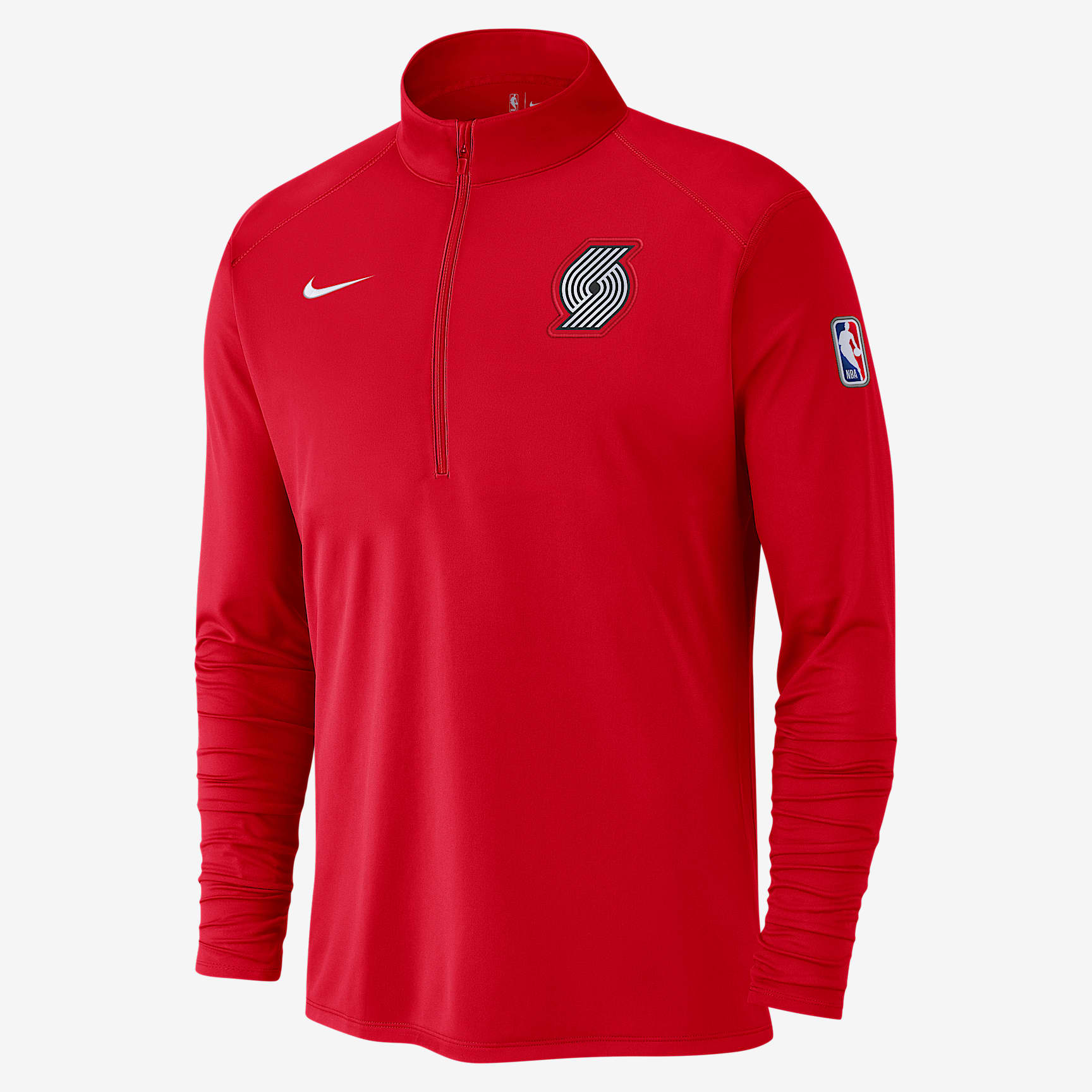 Portland Trail Blazers City Edition Men's Nike Dri-FIT NBA 1/2-Zip Long-Sleeve Top