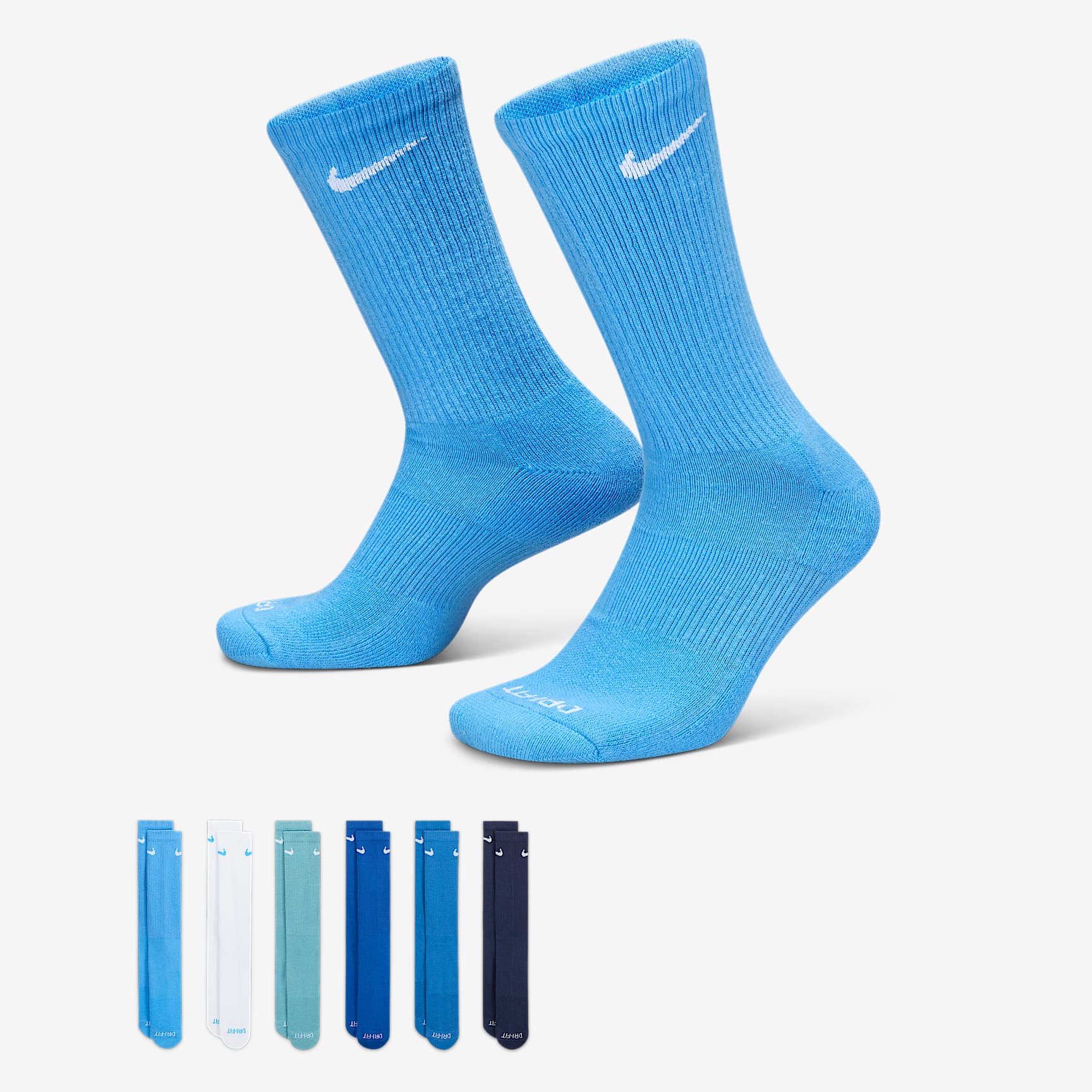 Nike Everyday Plus Cushioned Training Crew Socks (6 Pairs)