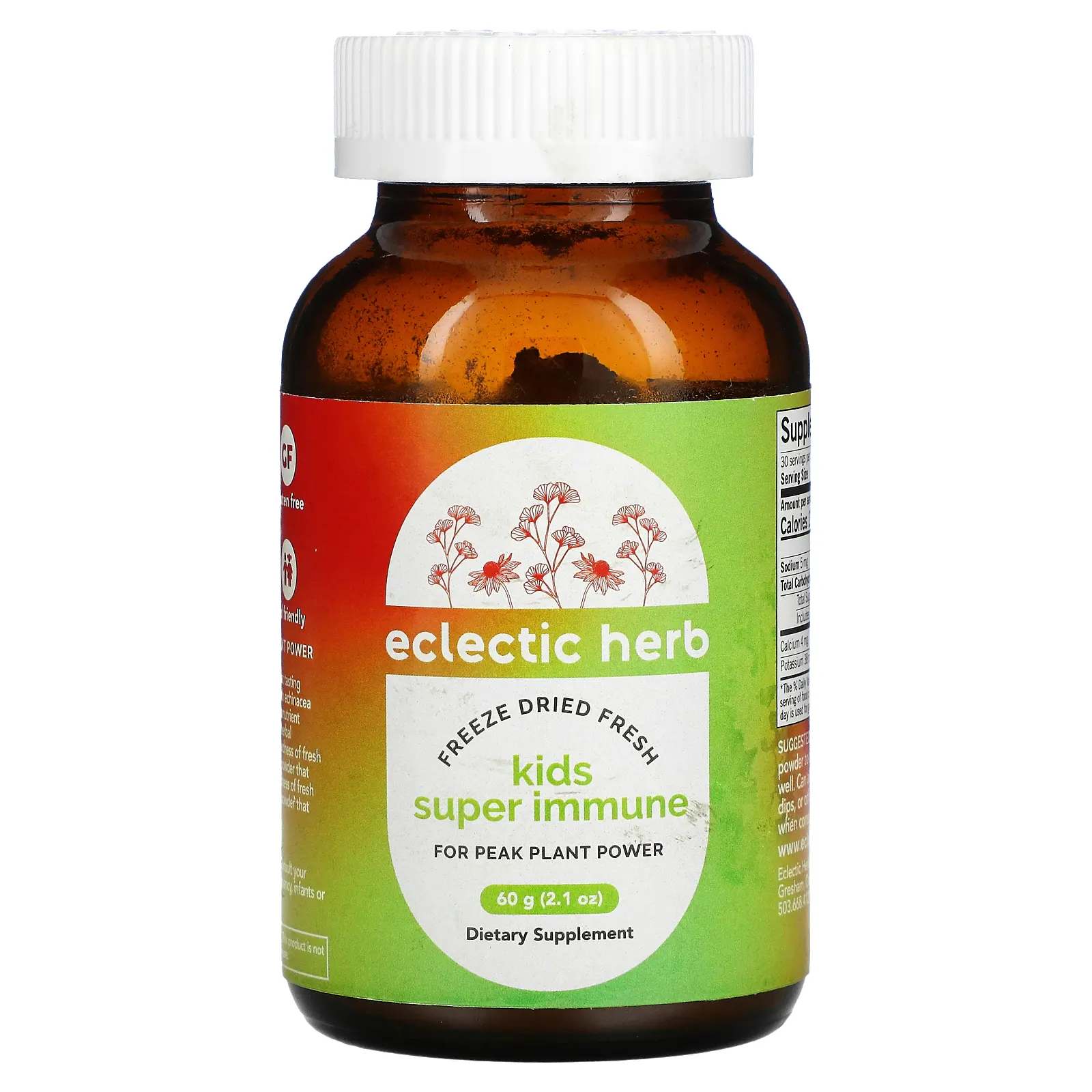 Eclectic Herb, Freeze Dried Fresh, Kids Super Immune, 60 г (2,1 унции)