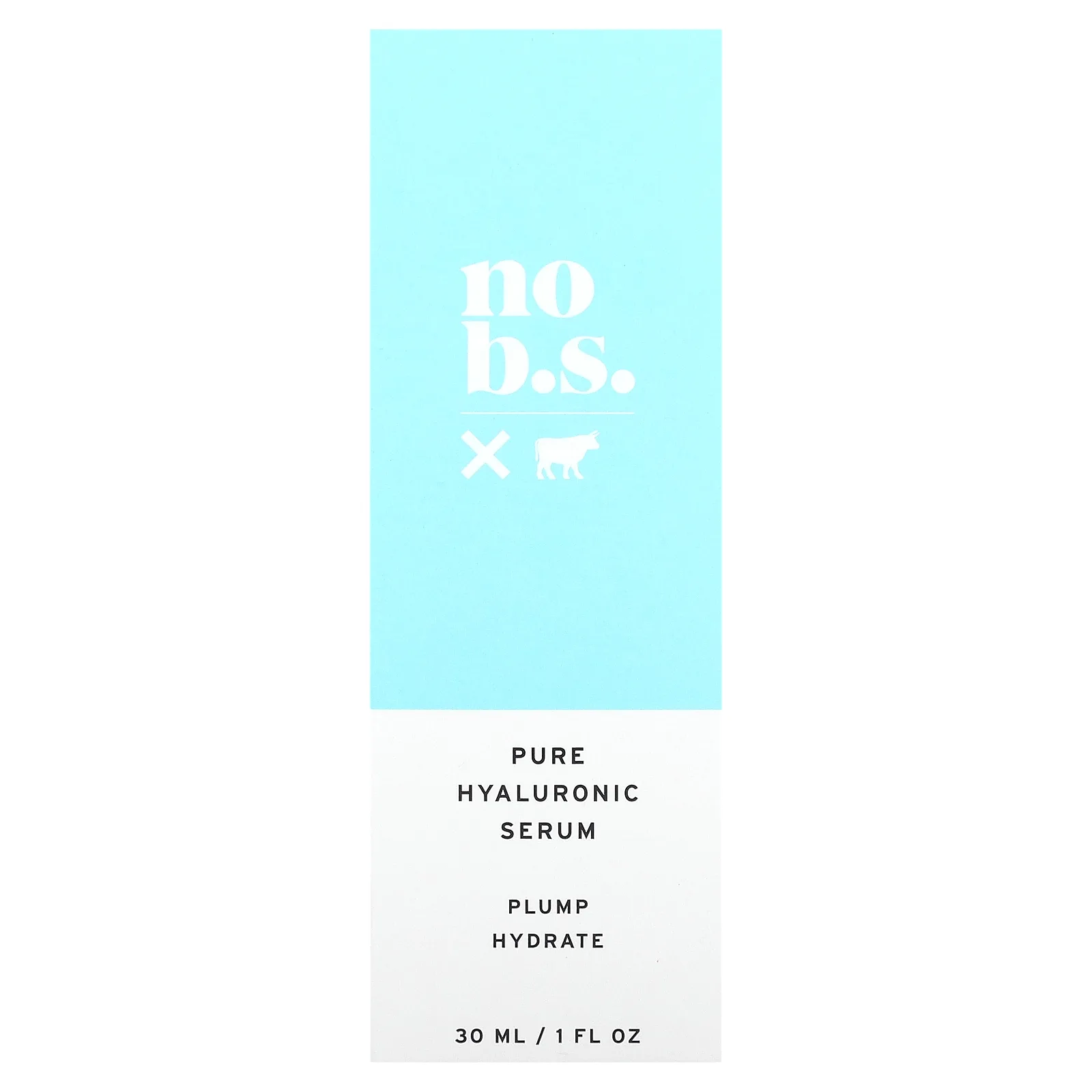 No BS Skincare, чистая гиалуроновая сыворотка, 30 мл (1 жидк. унция)