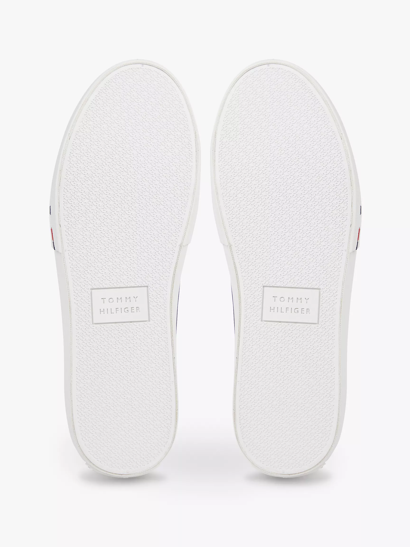 Мужские кроссовки Tommy Hilfiger, Кожаные низкие кеды с монограммным узором