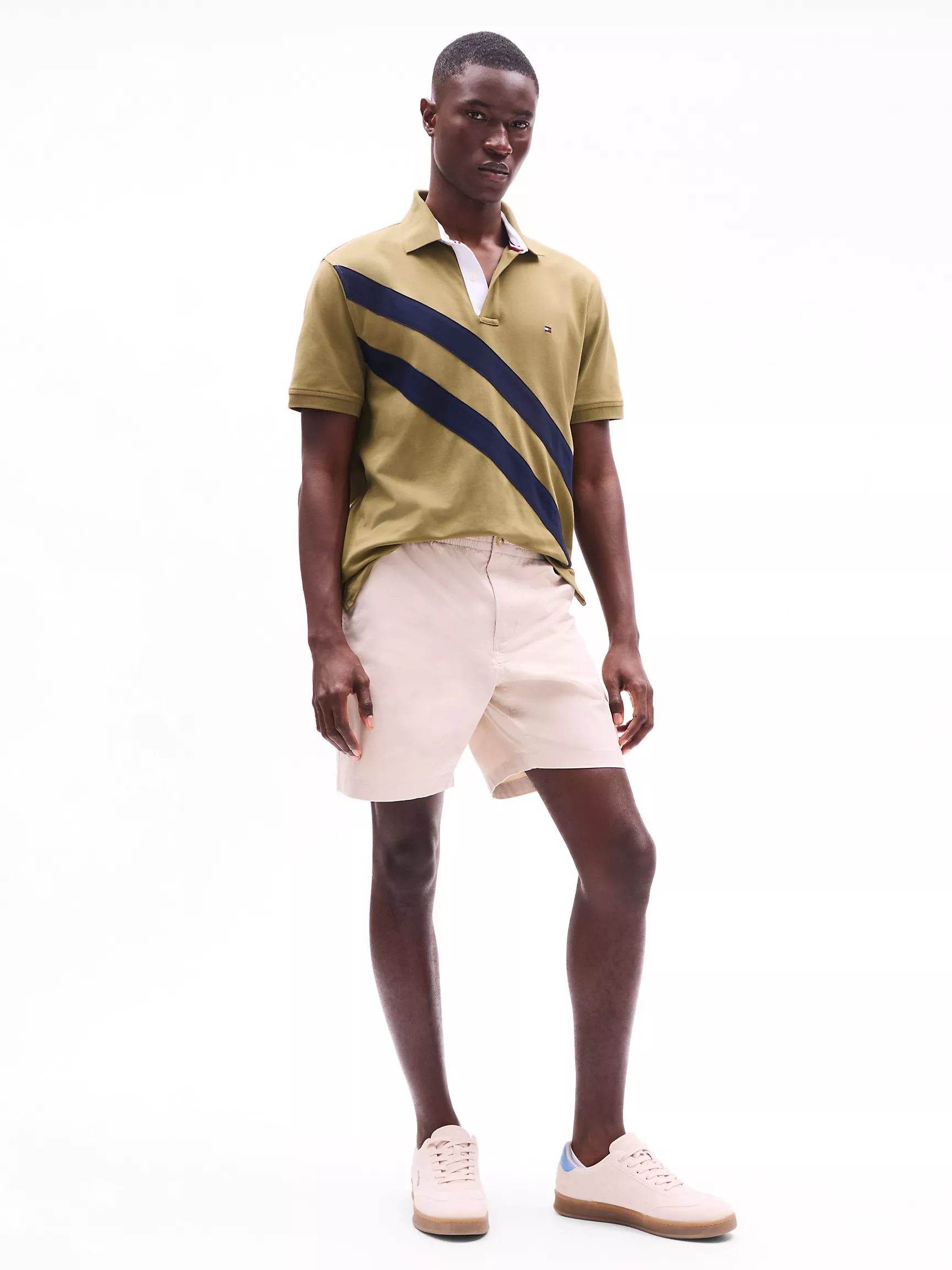 Мужское поло Tommy Hilfiger, Стандартное поло с полосками в стиле Banner