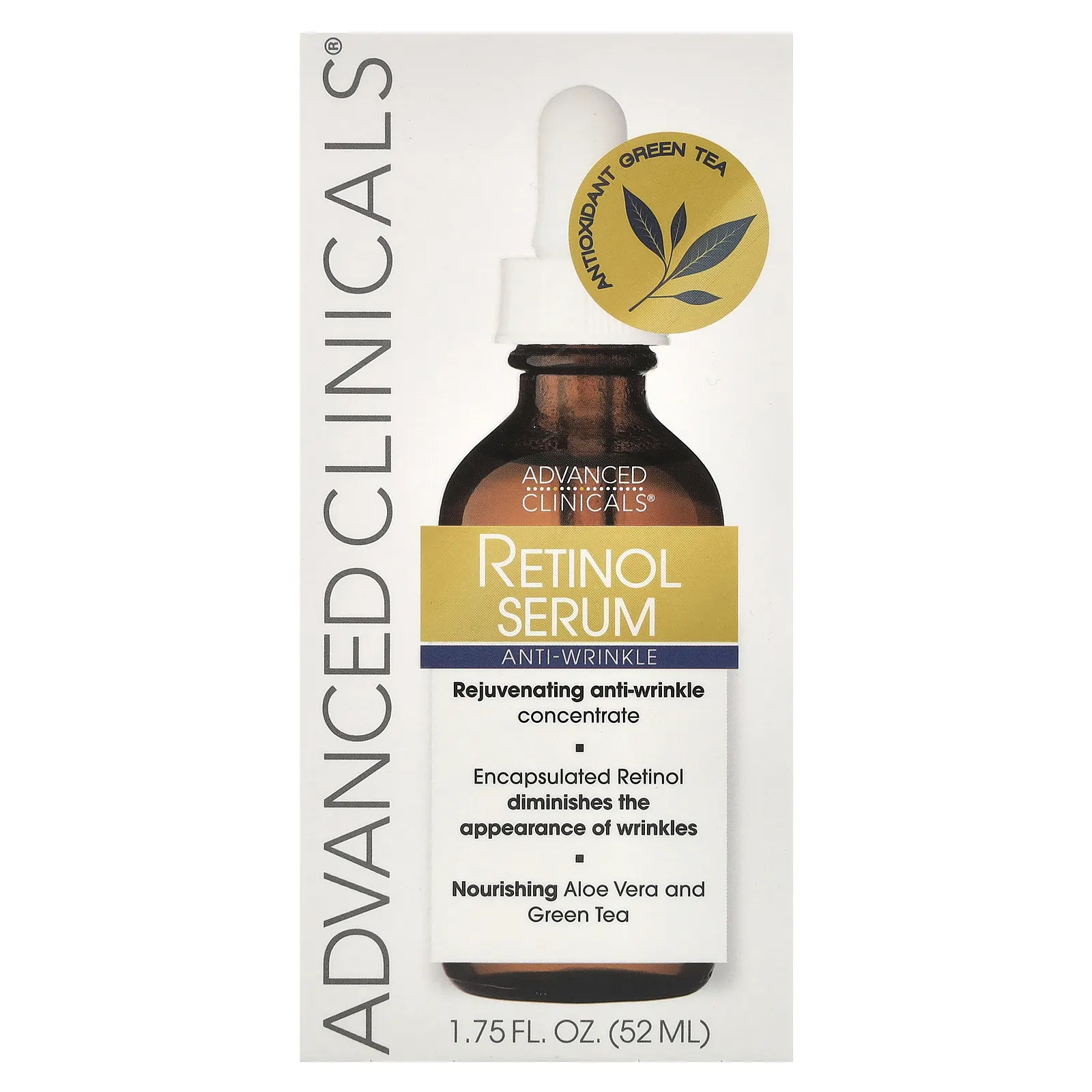 Advanced Clinicals, сыворотка с ретинолом, против морщин, 52 мл (1,75 жидк. унции)