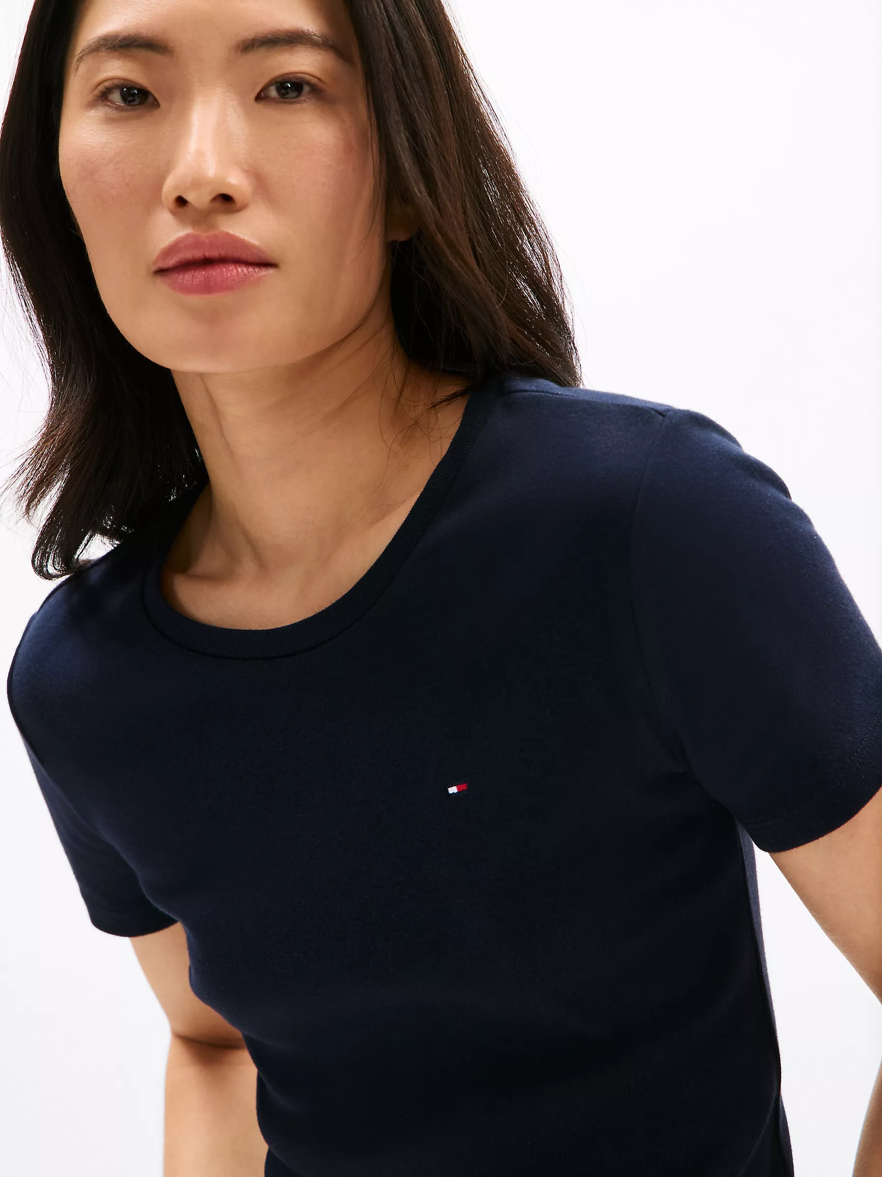 Женская футболка Tommy Hilfiger, Любимая футболка с круглым вырезом
