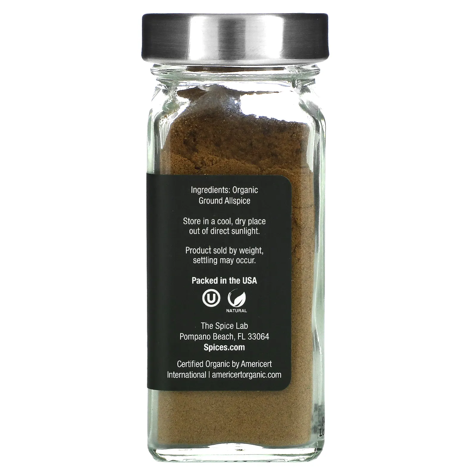 The Spice Lab, Органический молотый AllSpice, 42 г (1,5 унции)