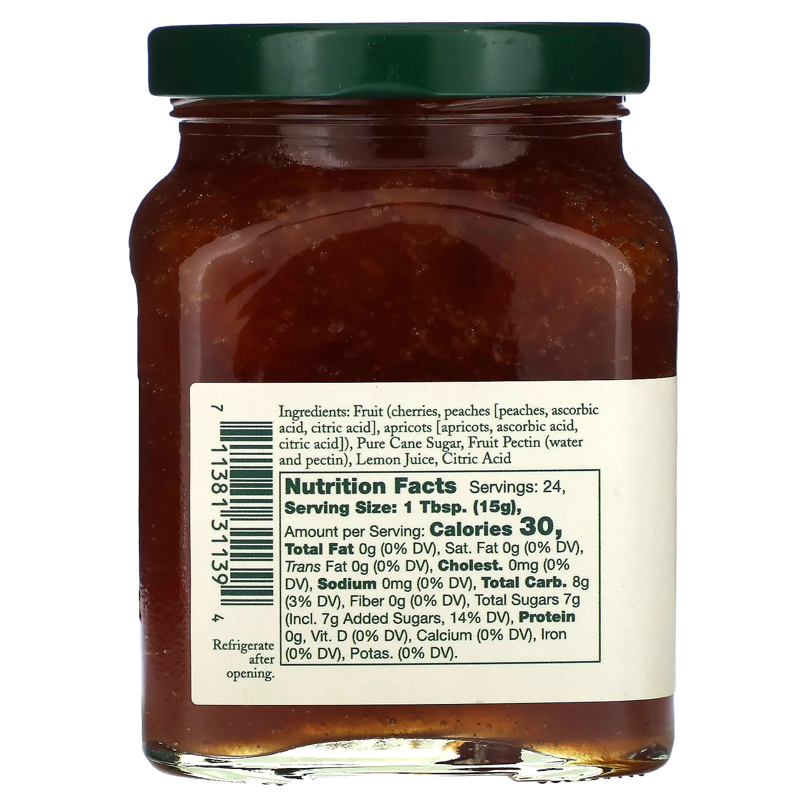 Stonewall Kitchen, Peach Apricot Cherry Jam , 12.5 oz (354 g)