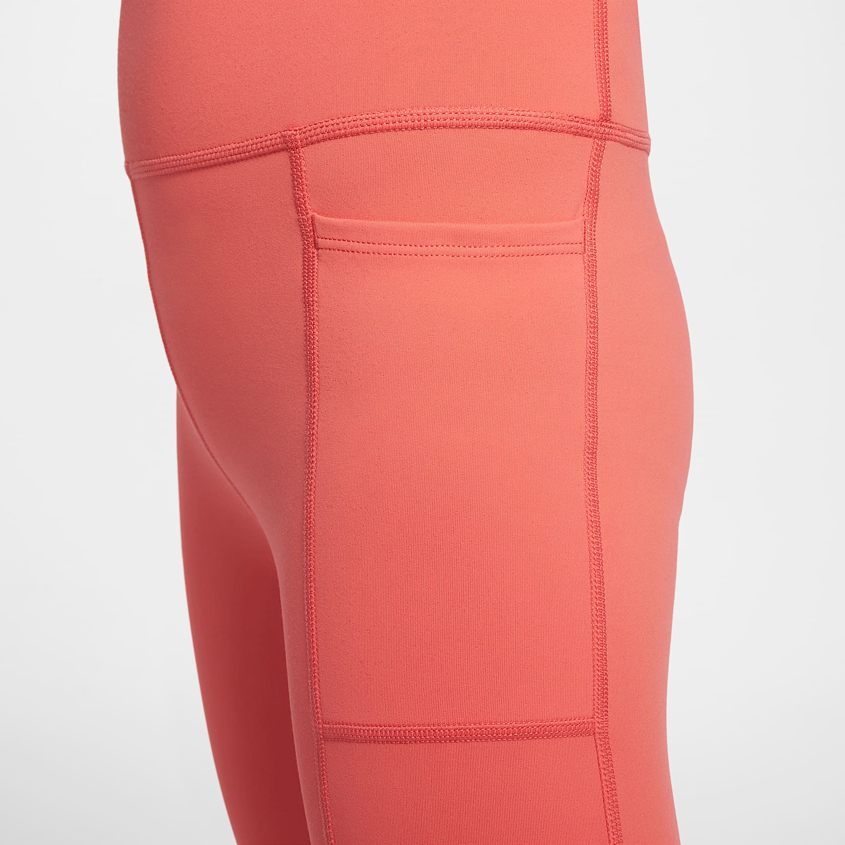 Nike One Big Kids' (Girls') Dri-FIT High-Waisted Leggings with Pockets