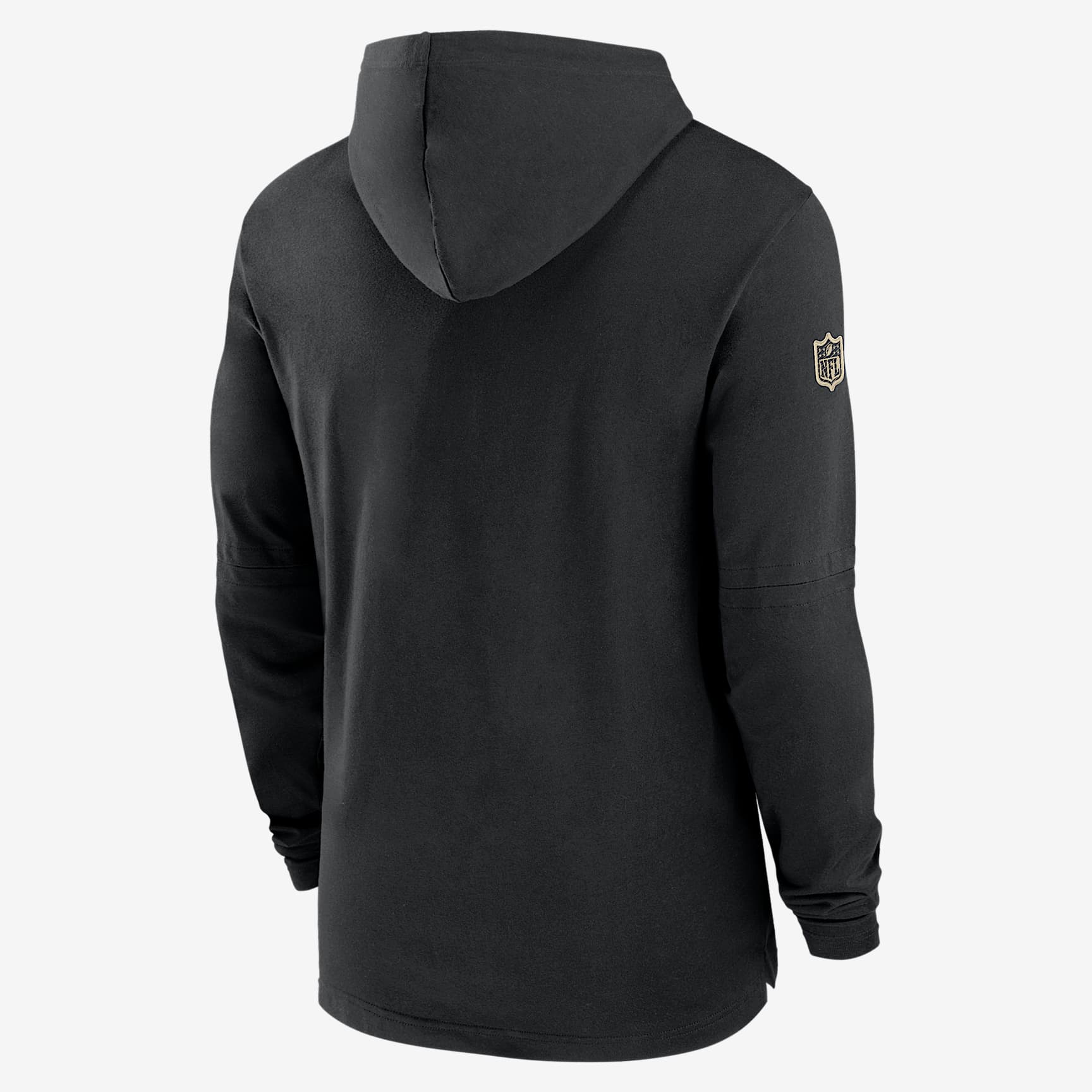 New Orleans Saints Sideline Men's Nike Dri-FIT NFL Long-Sleeve Hooded Top