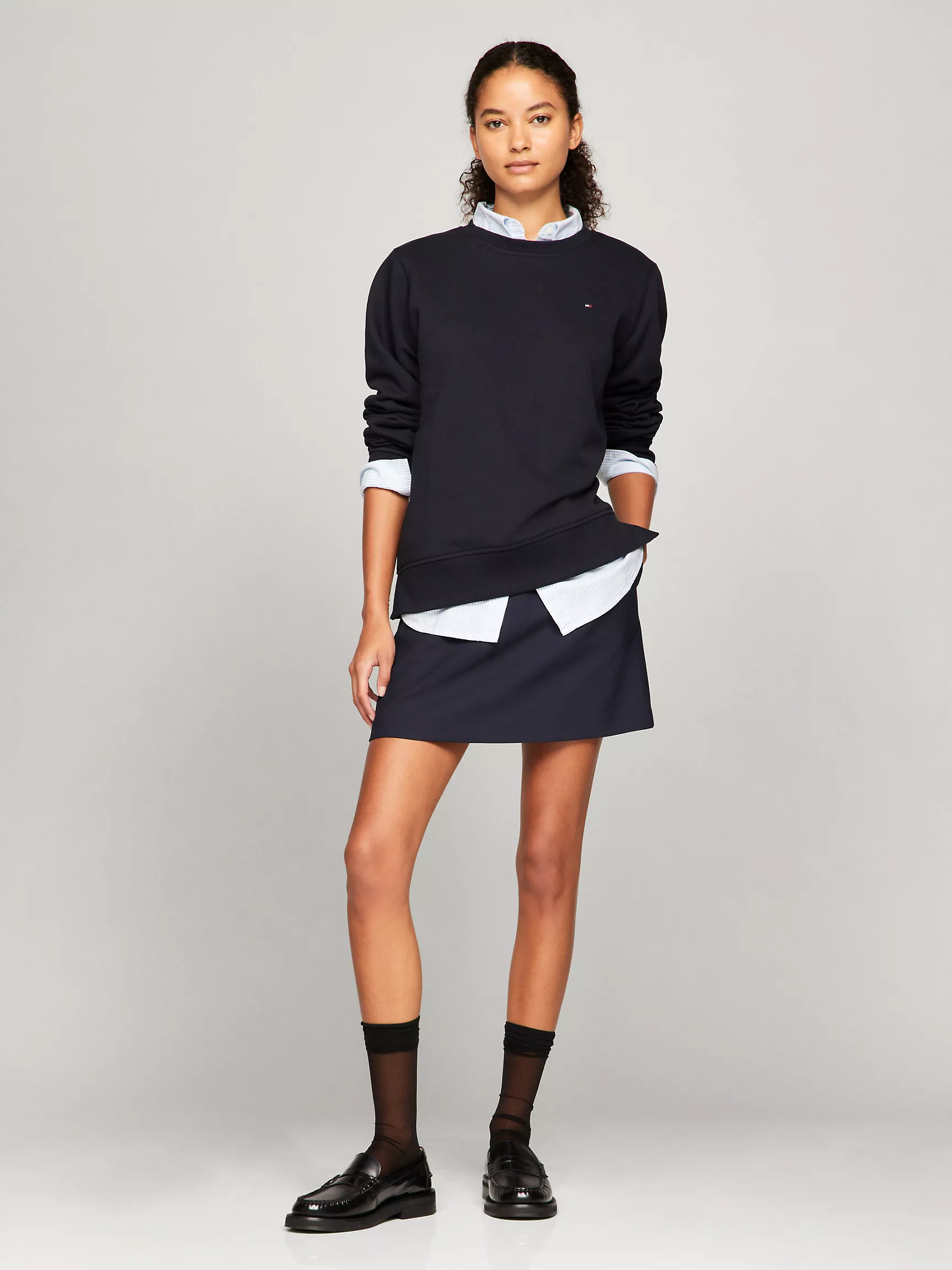 Женская толстовка Tommy Hilfiger, Классический свитшот с круглым вырезом