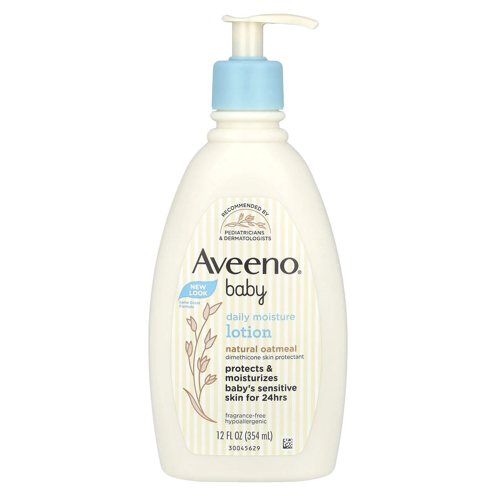 Aveeno, Baby, увлажняющий лосьон для ежедневного применения, для детей, без запаха, 354 мл (12 жидк. унций)