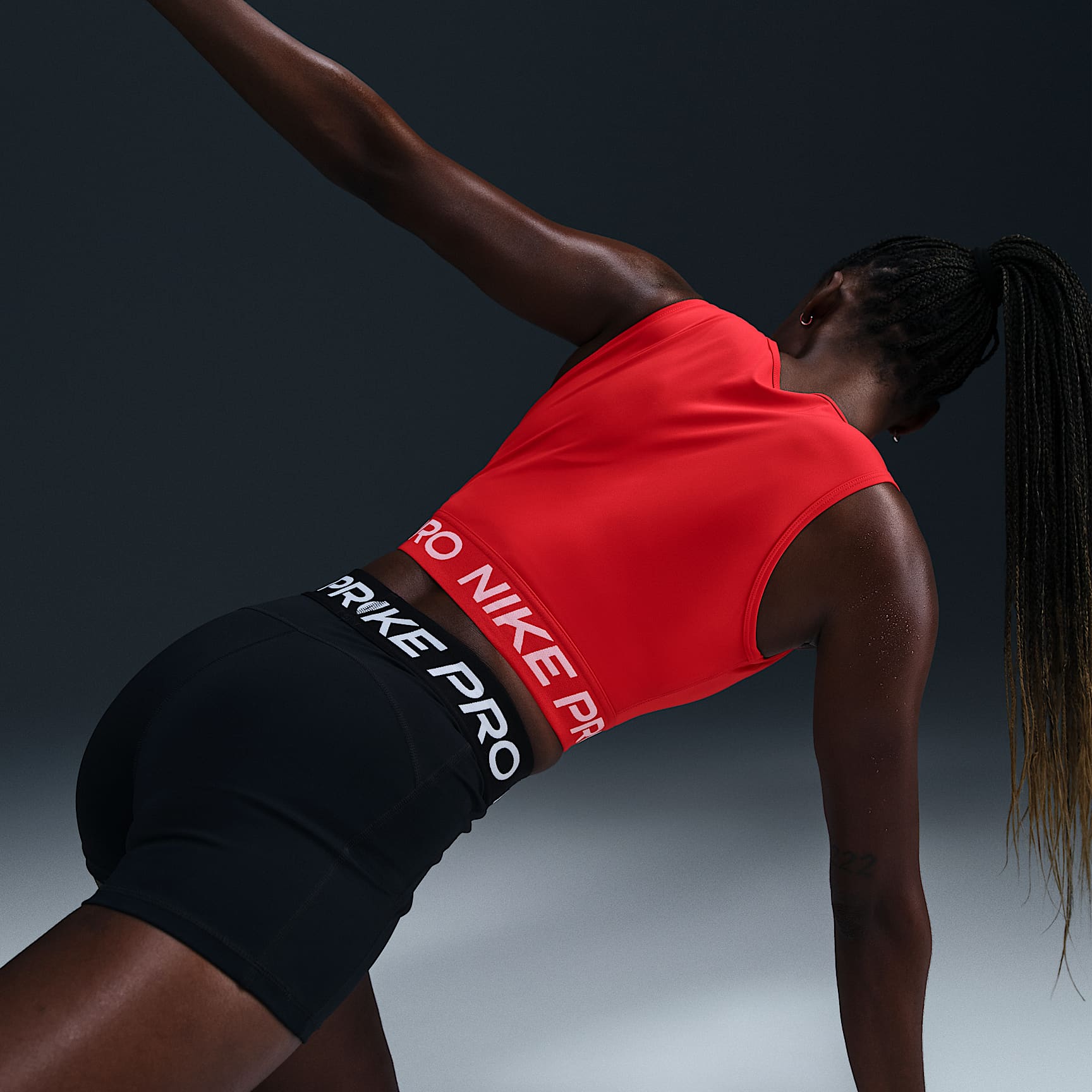 Nike Pro Women's Dri-FIT Cropped Tank Top