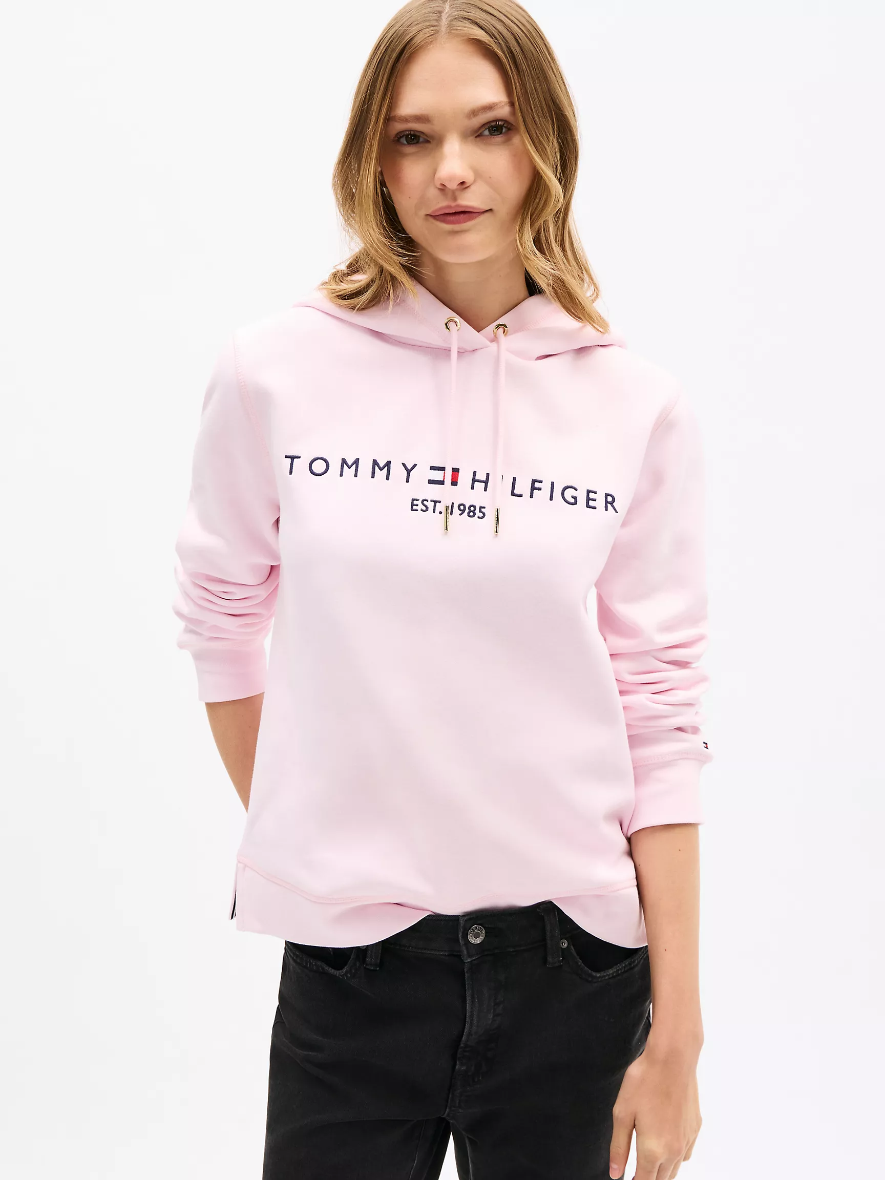 Женское худи Tommy Hilfiger, Худи с вышитым логотипом Tommy