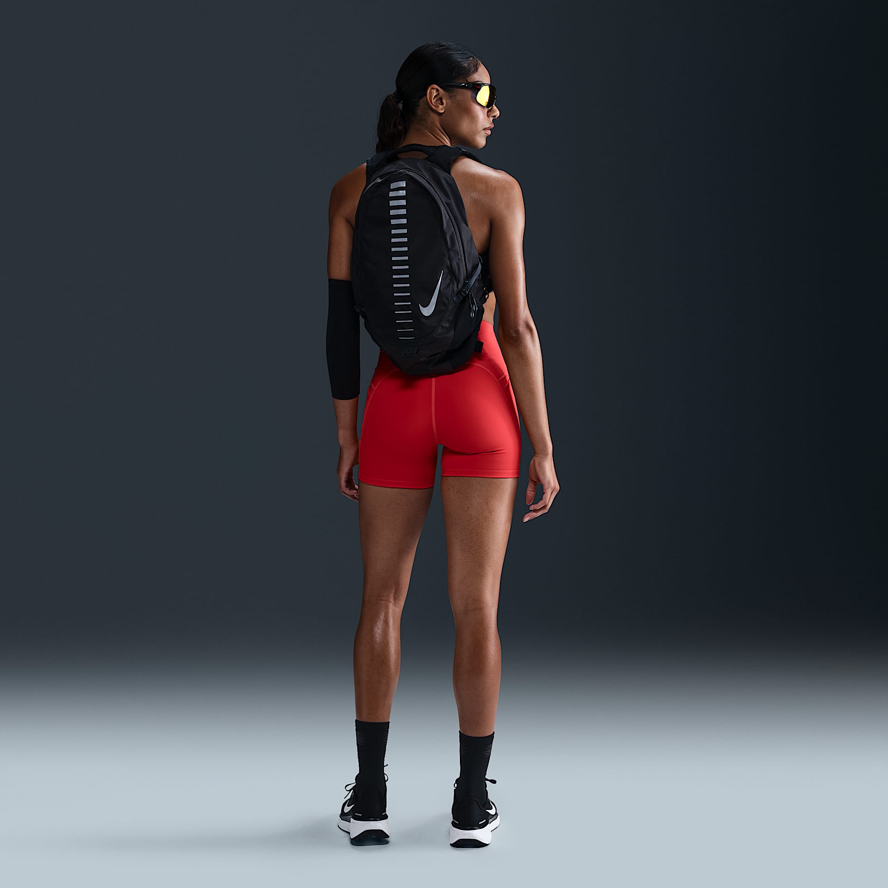 Nike Swift Women's High-Waisted 4" Tight Running Shorts with Pockets