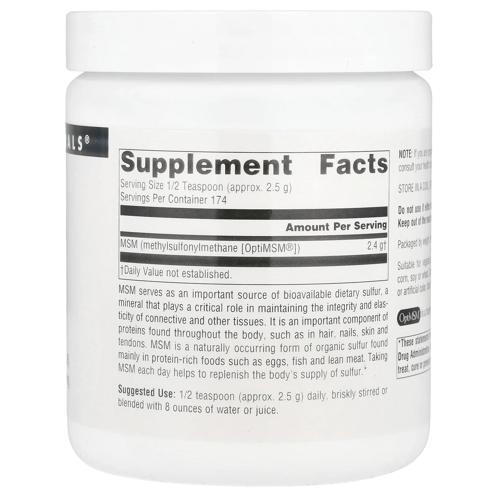 Source Naturals, МСМ в порошке, 453,6 г (16 унций)