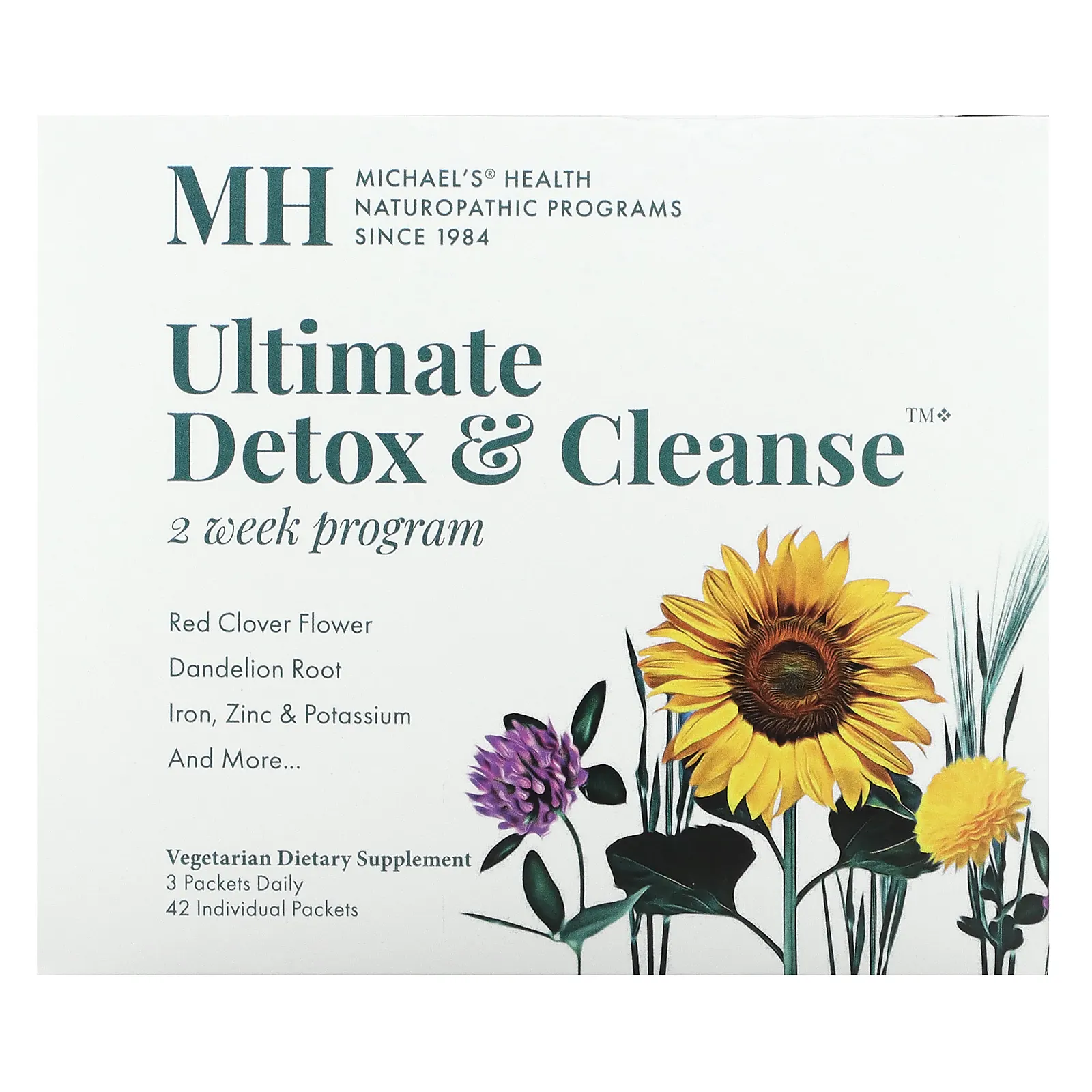 Michael's Naturopathic, Ultimate Detox & Cleanse, детокс и очищение, 42 пакетика