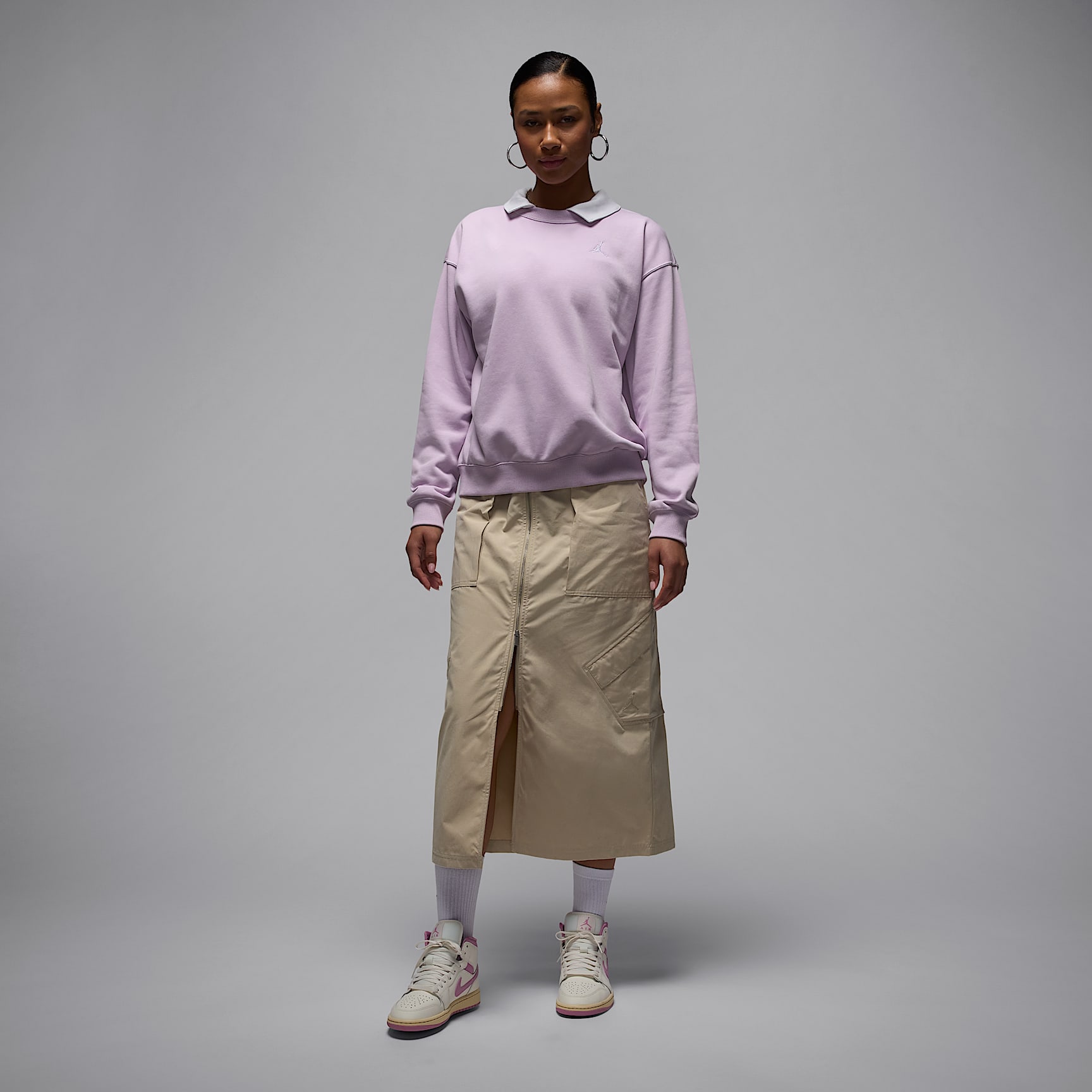 Jordan Brooklyn Fleece Women's French Terry Crew-Neck Sweatshirt