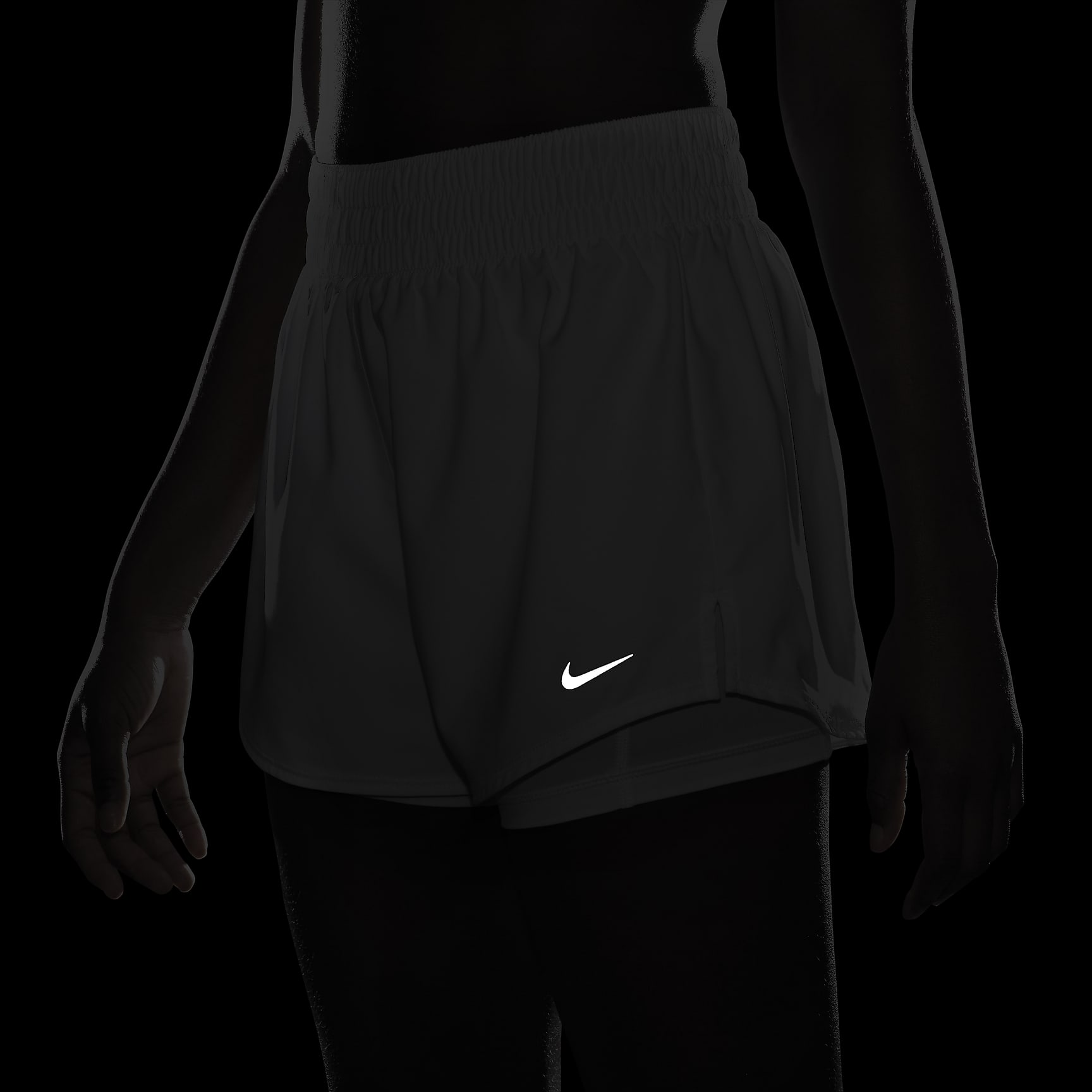 Nike One Women's Dri-FIT High-Waisted 3" 2-in-1 Shorts