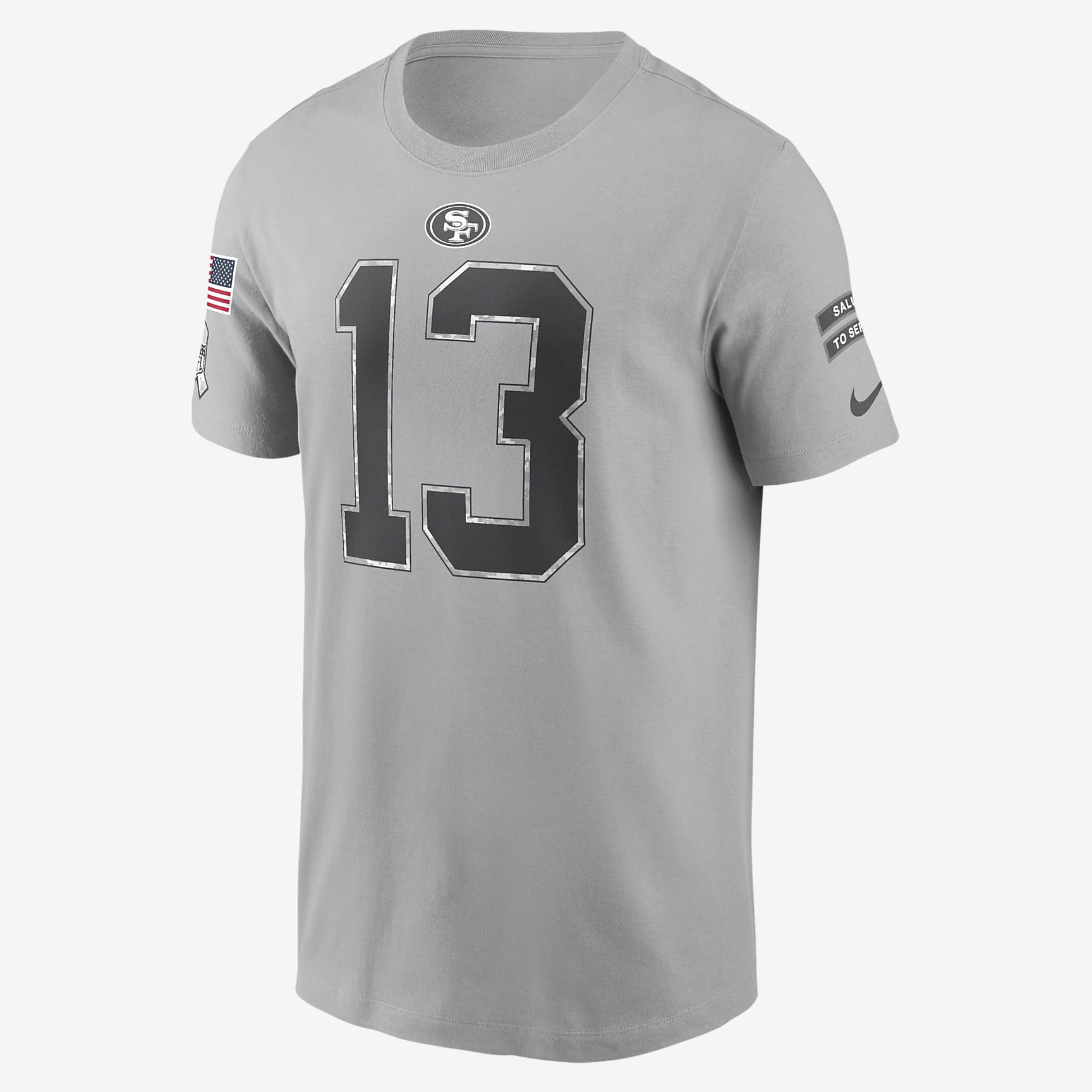 Brock Purdy San Francisco 49ers Salute to Service Men's Nike NFL T-Shirt