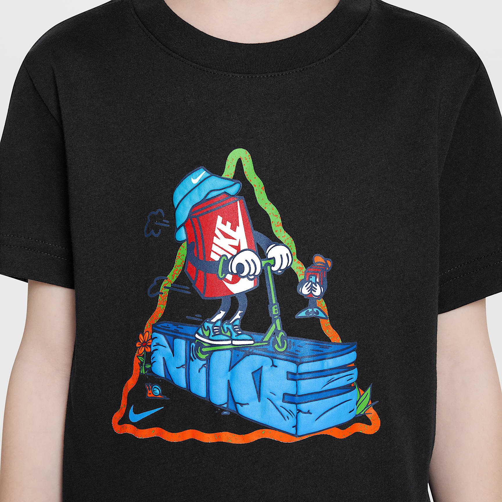Nike Little Kids' Boxy Scooter T-Shirt