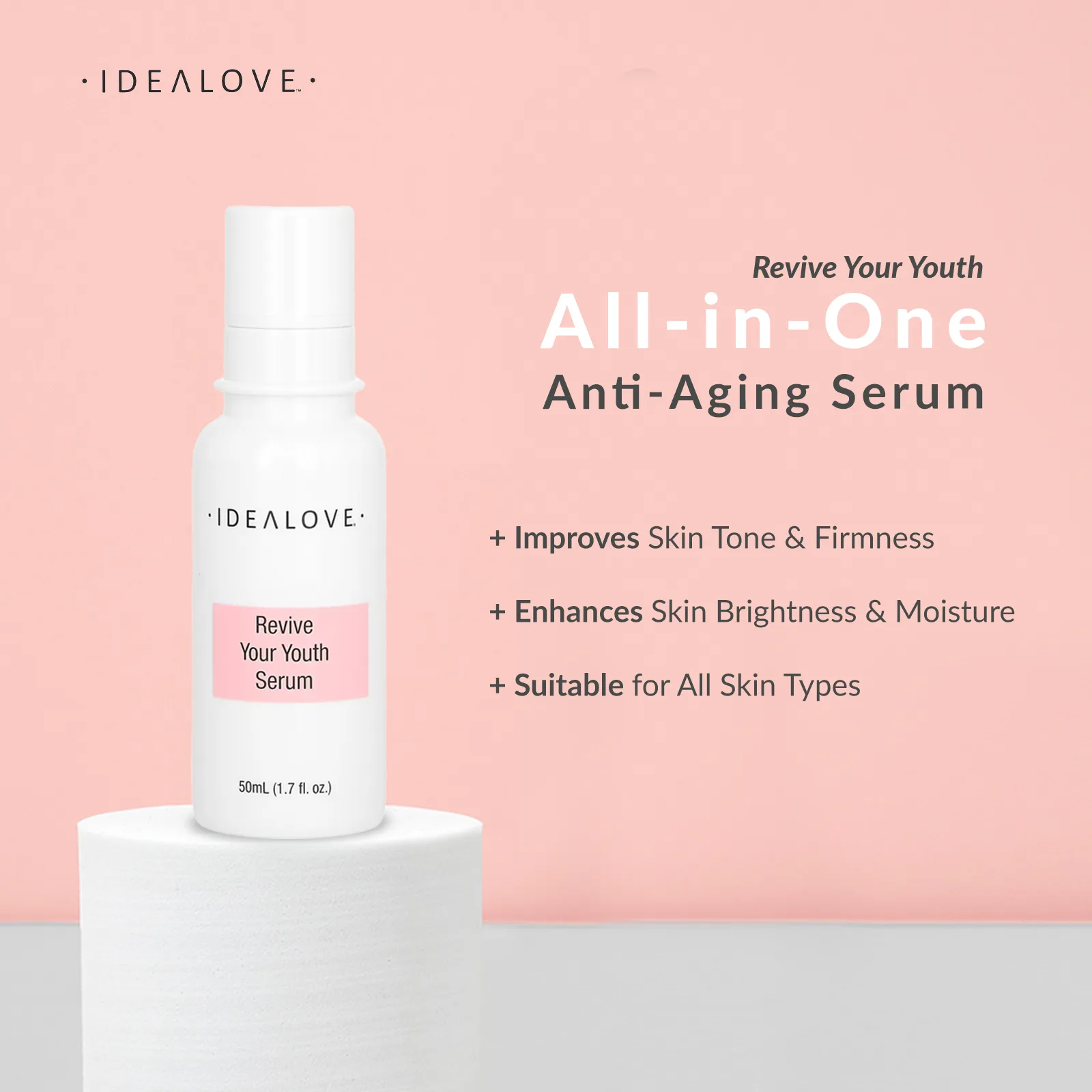 Idealove, омолаживающая сыворотка, 50 мл (1,7 жидк. унции)