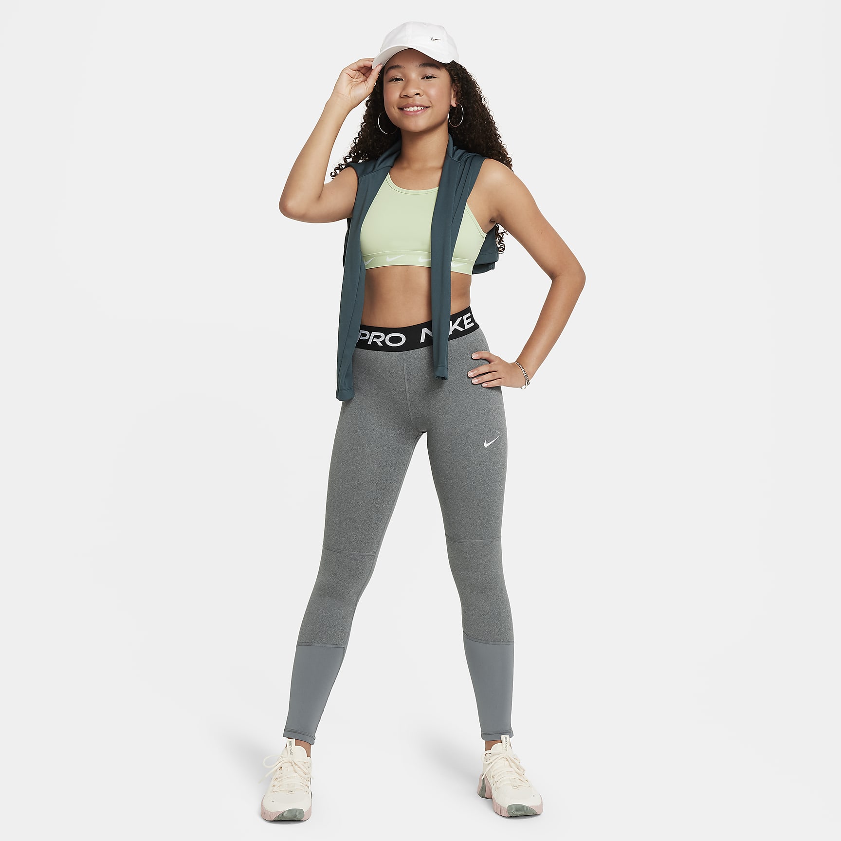 Nike Pro Dri-FIT Big Kids' (Girls') Leggings