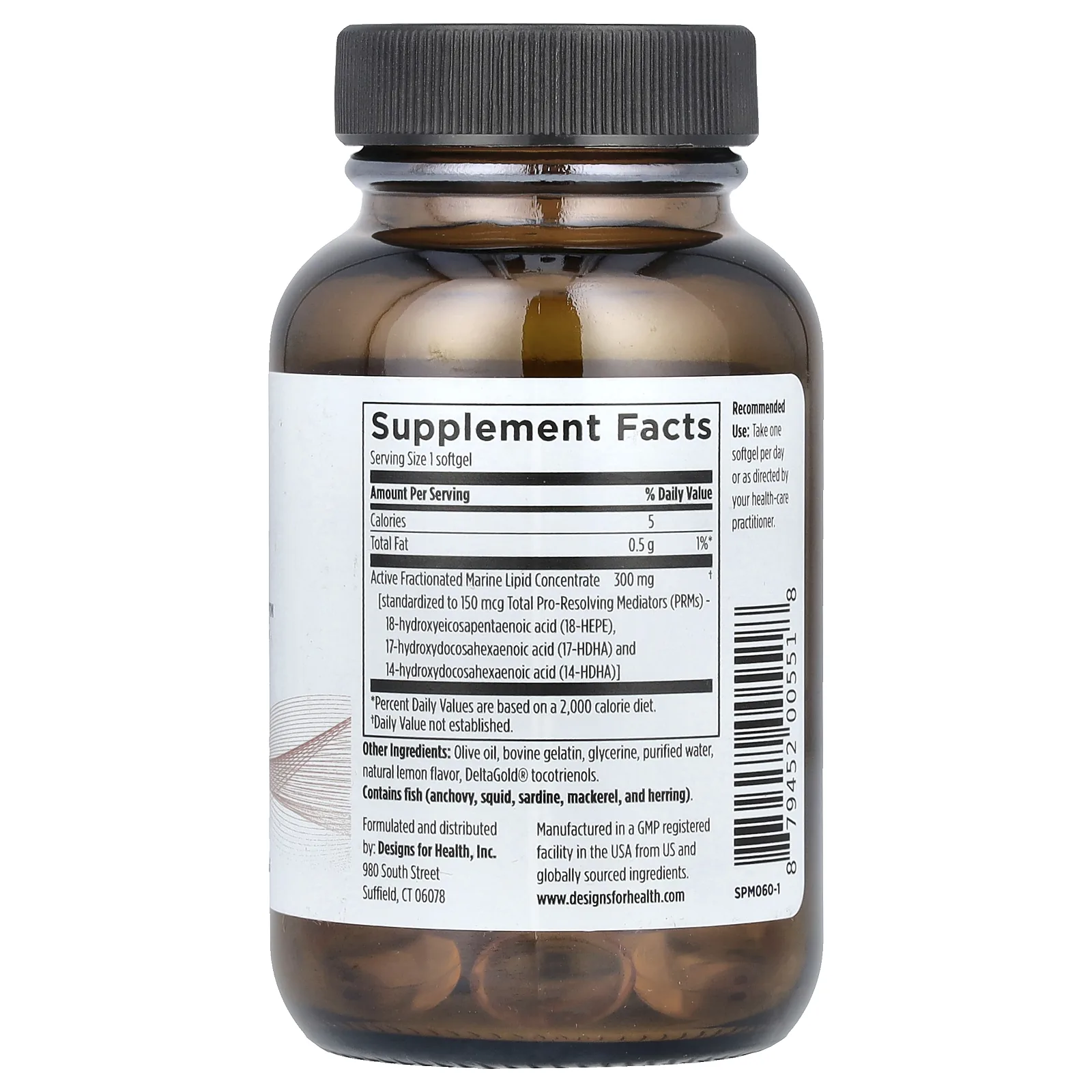 Designs For Health, SPM Supreme™, 60 Softgels