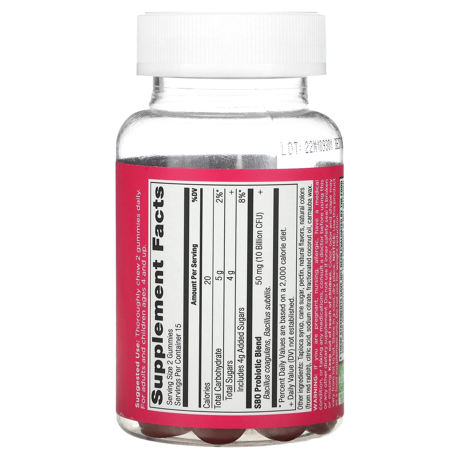 Ancient Nutrition, пробиотики с SBO, со вкусом ягод, 10 млрд, 30 жевательных таблеток (5 млрд КОЕ в одной жевательной таблетке)