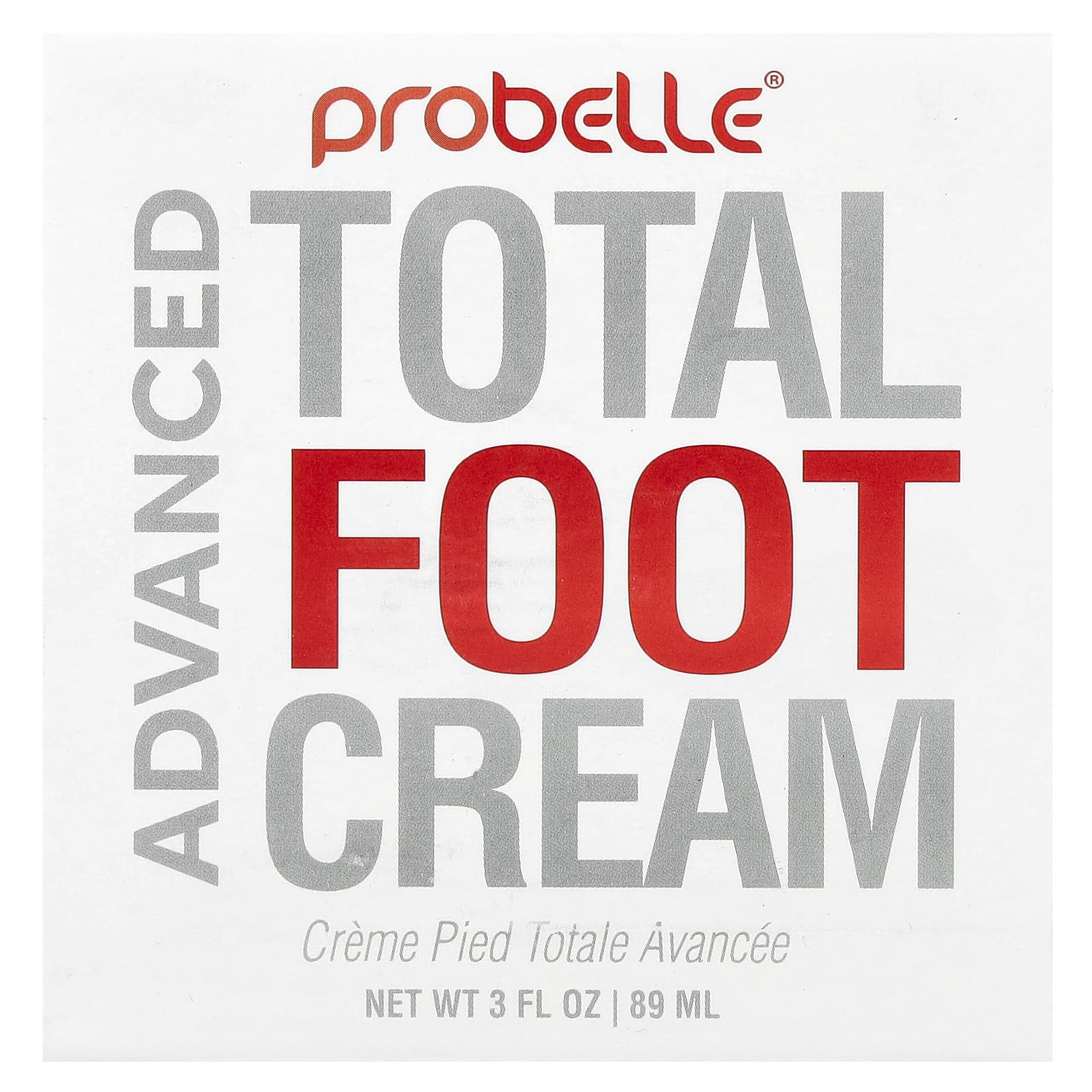 Probelle, Advanced, тотальный крем для ног, 89 мл (3 жидк. Унции)