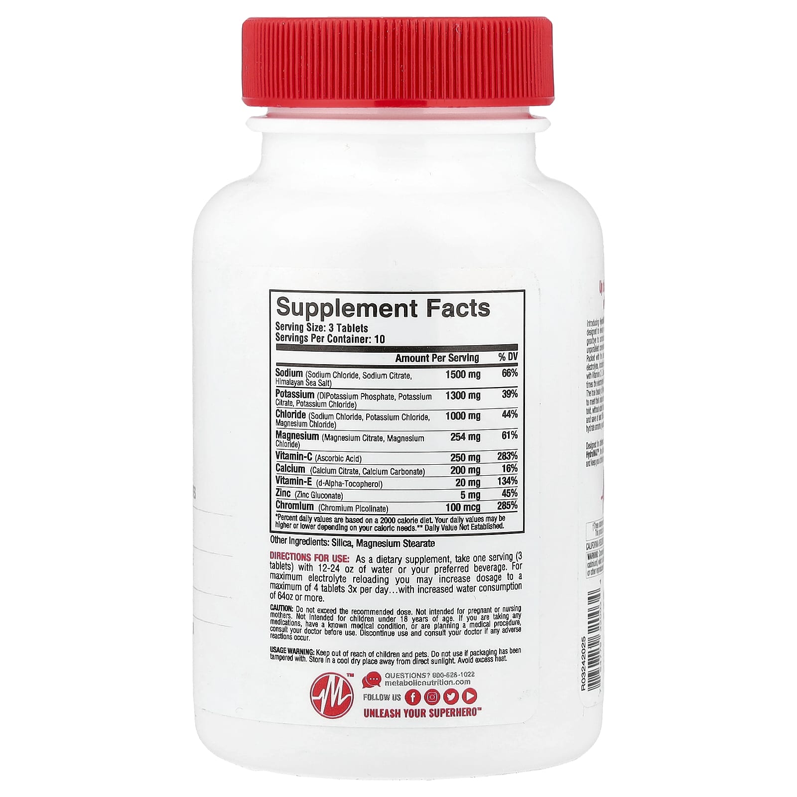 Metabolic Nutrition, HydraMAX ™, максимальная эффективность, 30 таблеток