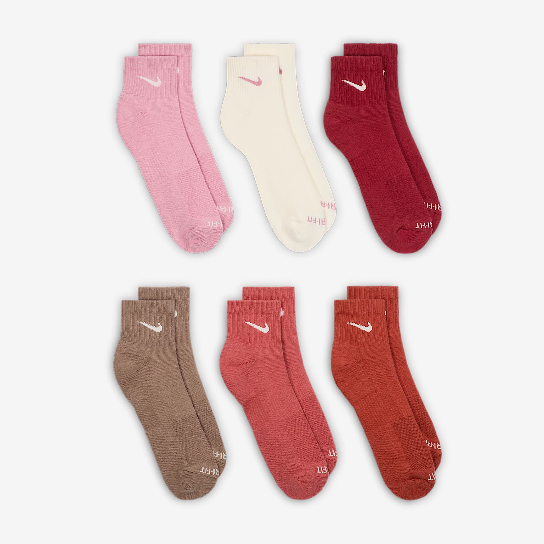 Nike Everyday Plus Cushioned Training Ankle Socks (6 Pairs)