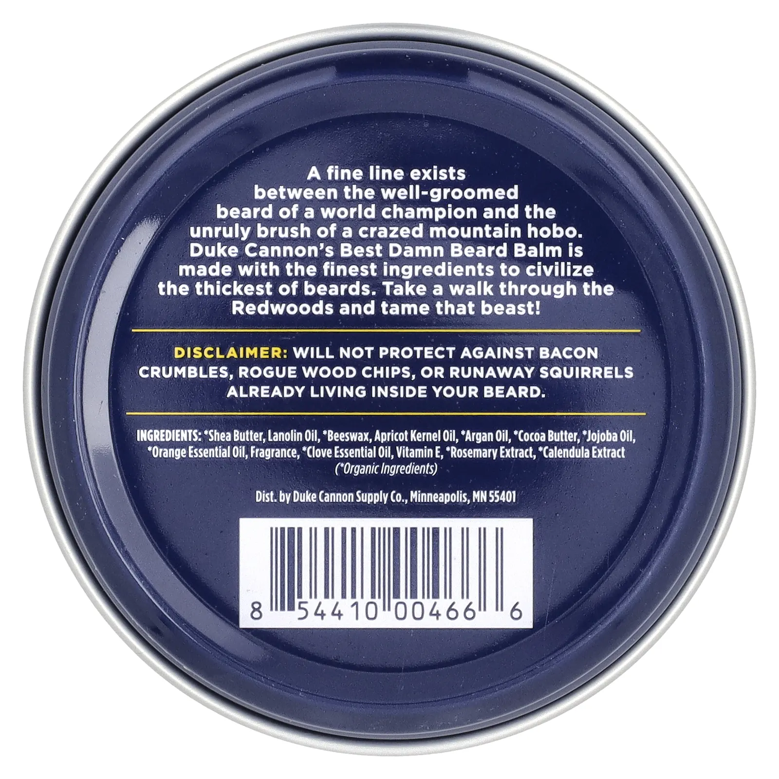 Duke Cannon Supply Co., Best Damn Beard Balm, красное дерево, 48 г (1,6 унции)