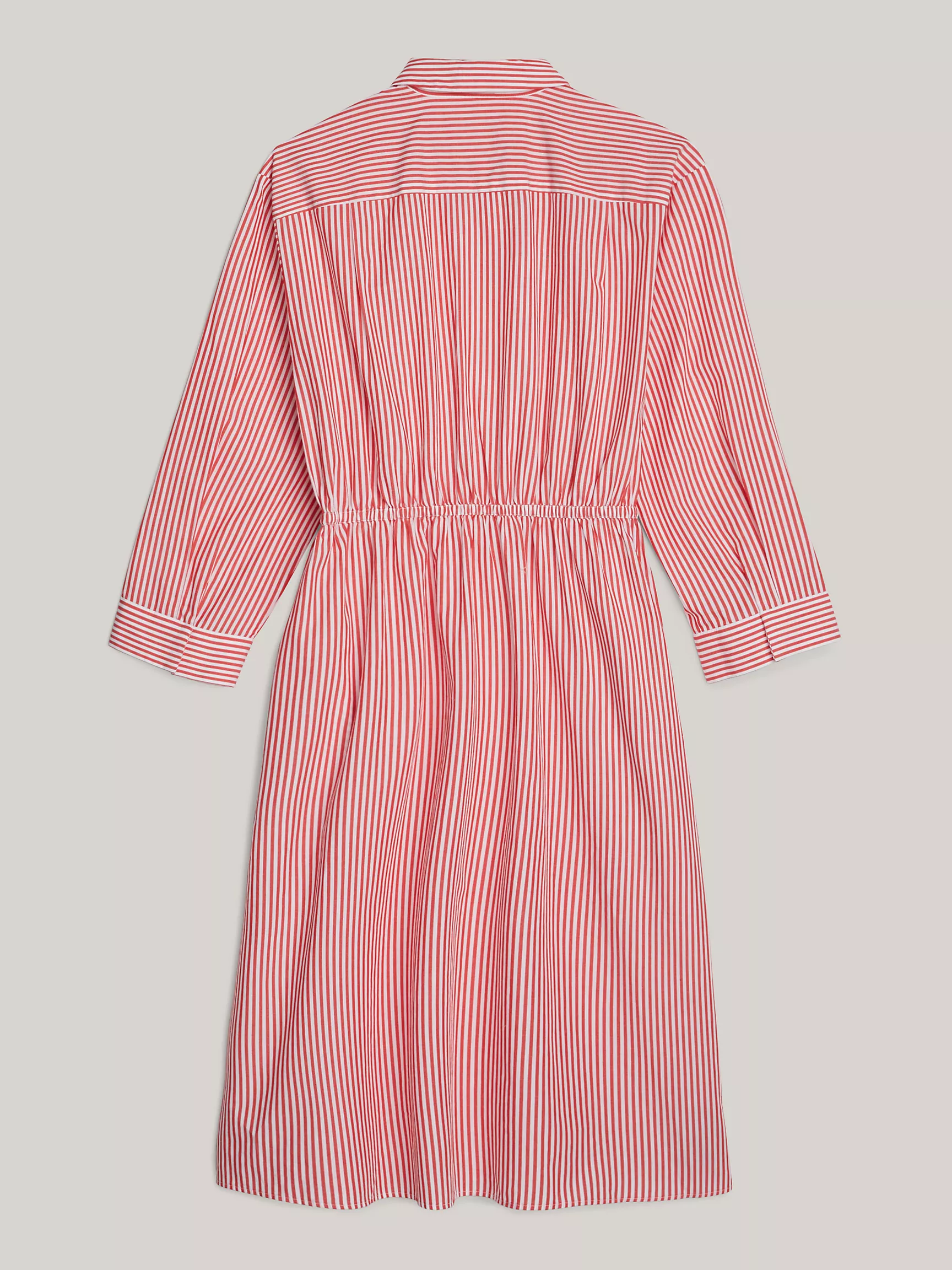 Женское платье Tommy Hilfiger, Полосатое миди-платье-рубашка с поясом