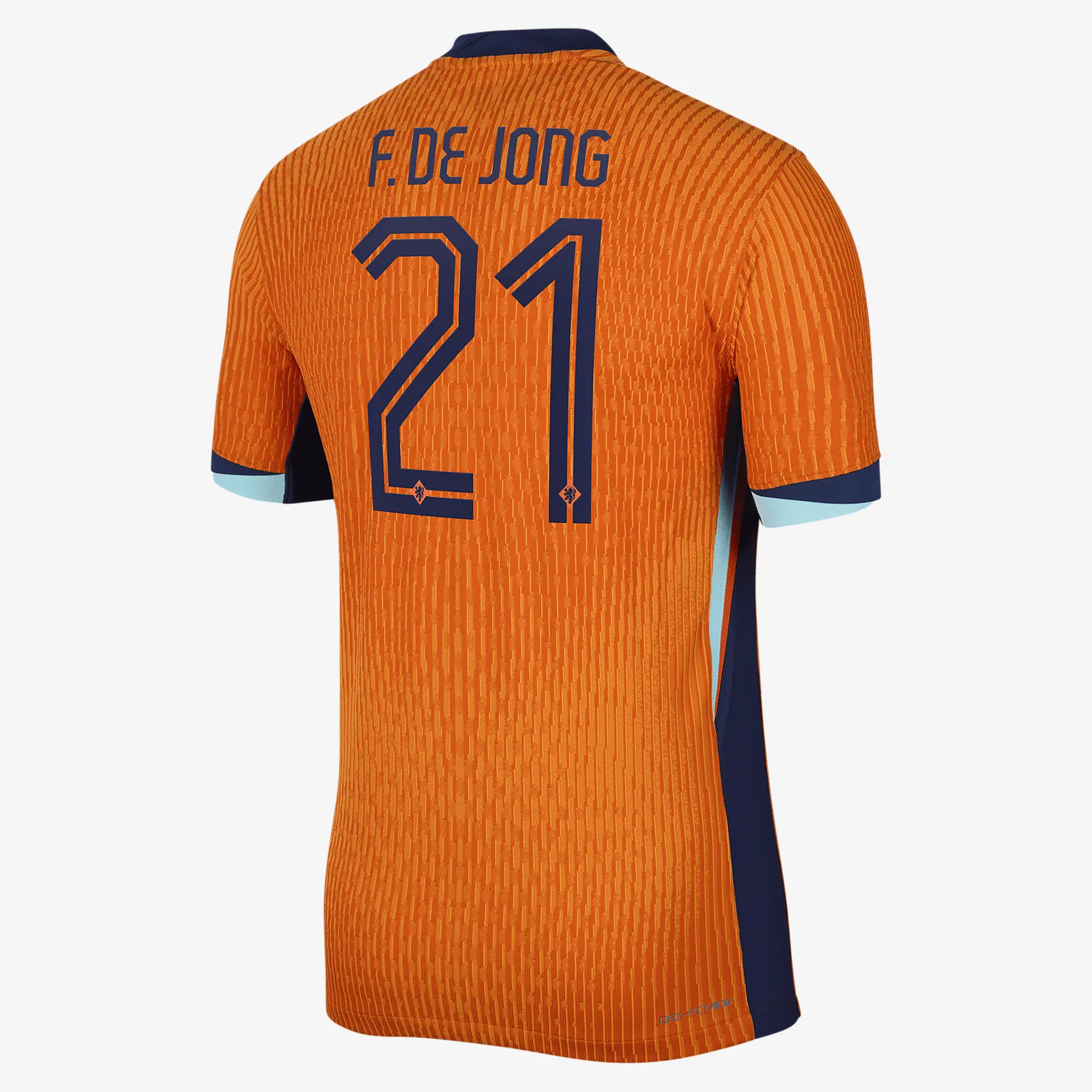 Frenkie de Jong Netherlands National Team 2024 Match Home Men's Nike Dri-FIT ADV Soccer Jersey