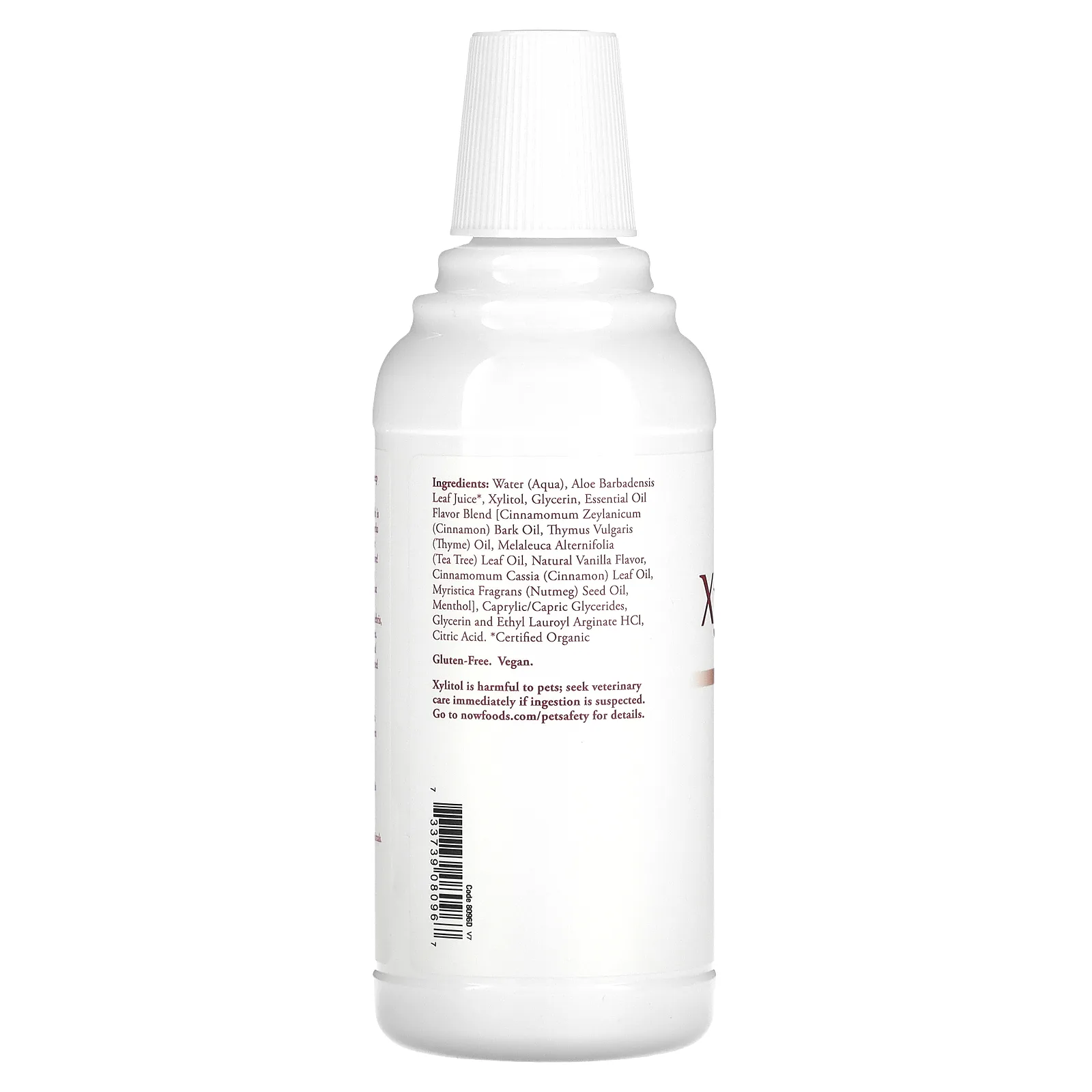 NOW Foods, Ополаскиватель для полости рта XyliWhite, свежесть корицы, 16 жидких унций (473 мл)