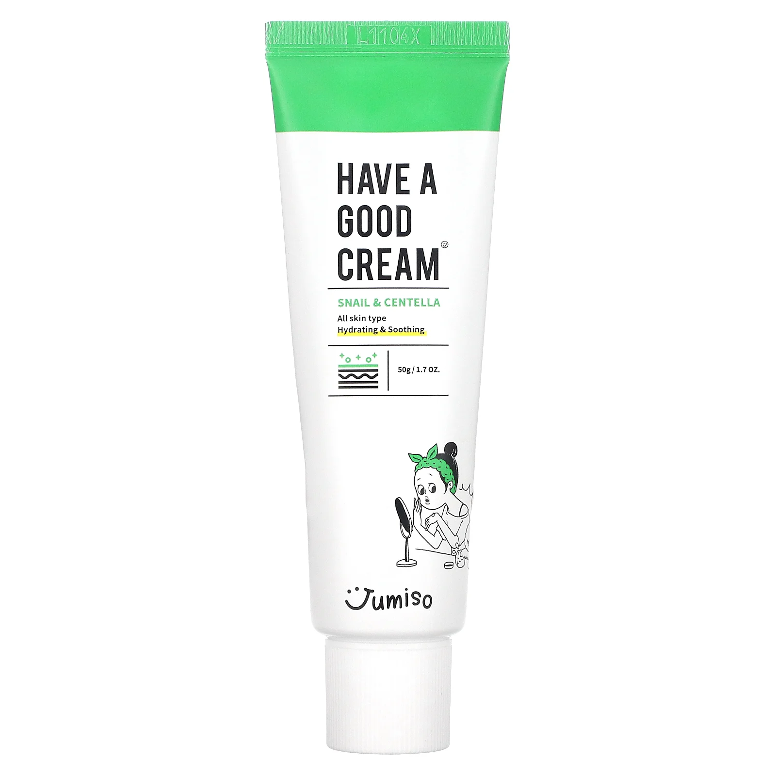 Jumiso, Have A Good Cream, улитка и центелла, 50 г (1,7 унции)