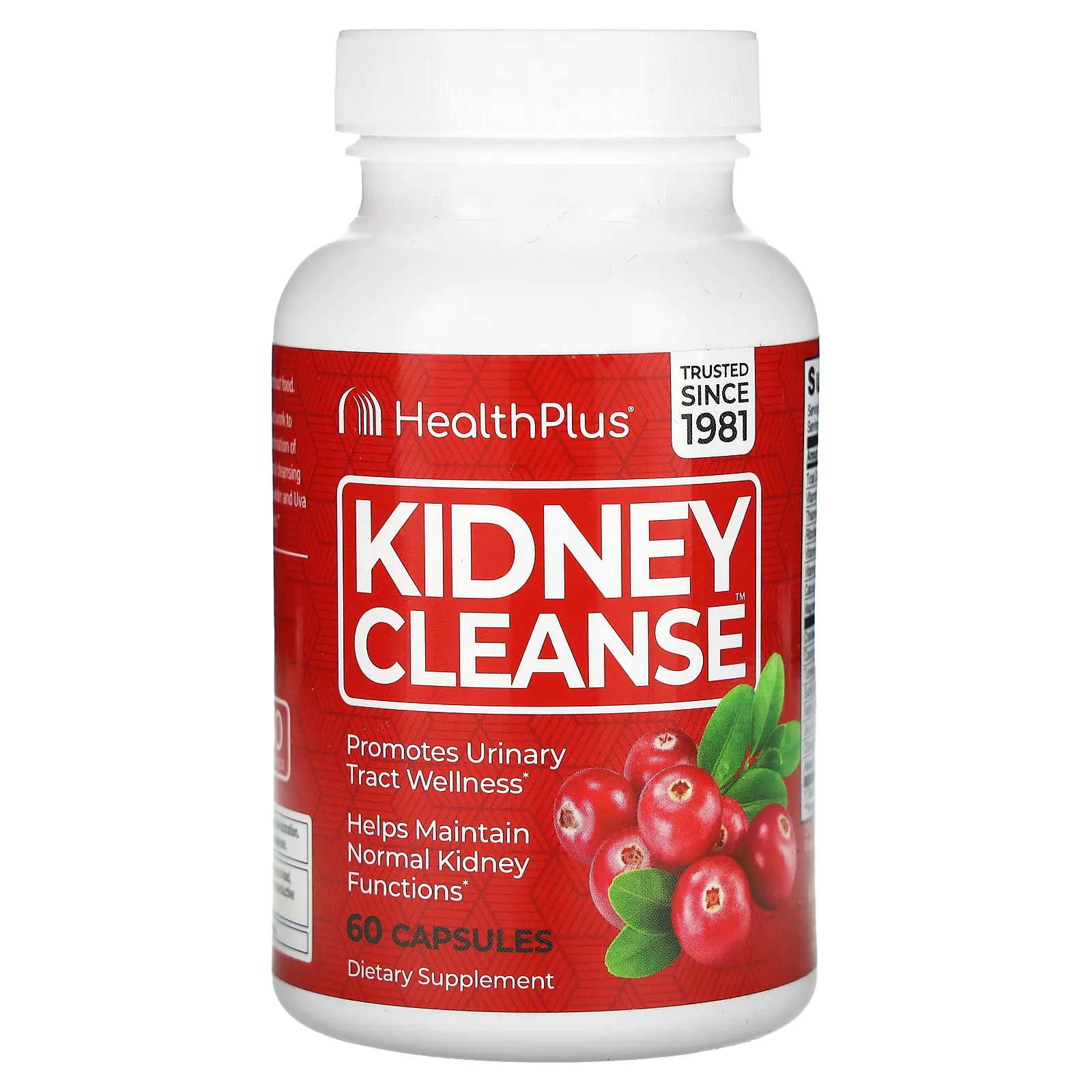Health Plus, Kidney Cleanse, очищение почек, 60 капсул