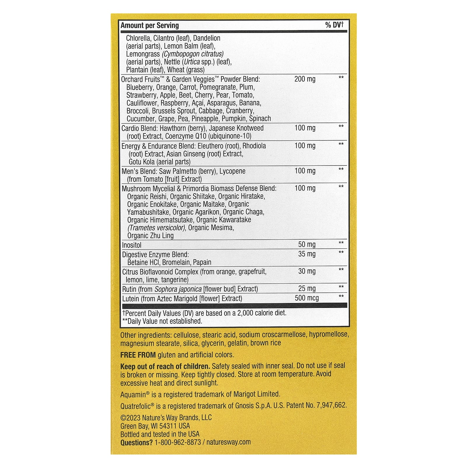 Nature's Way, Alive! Max3 Potency, мультивитамины для мужчин, 90 таблеток