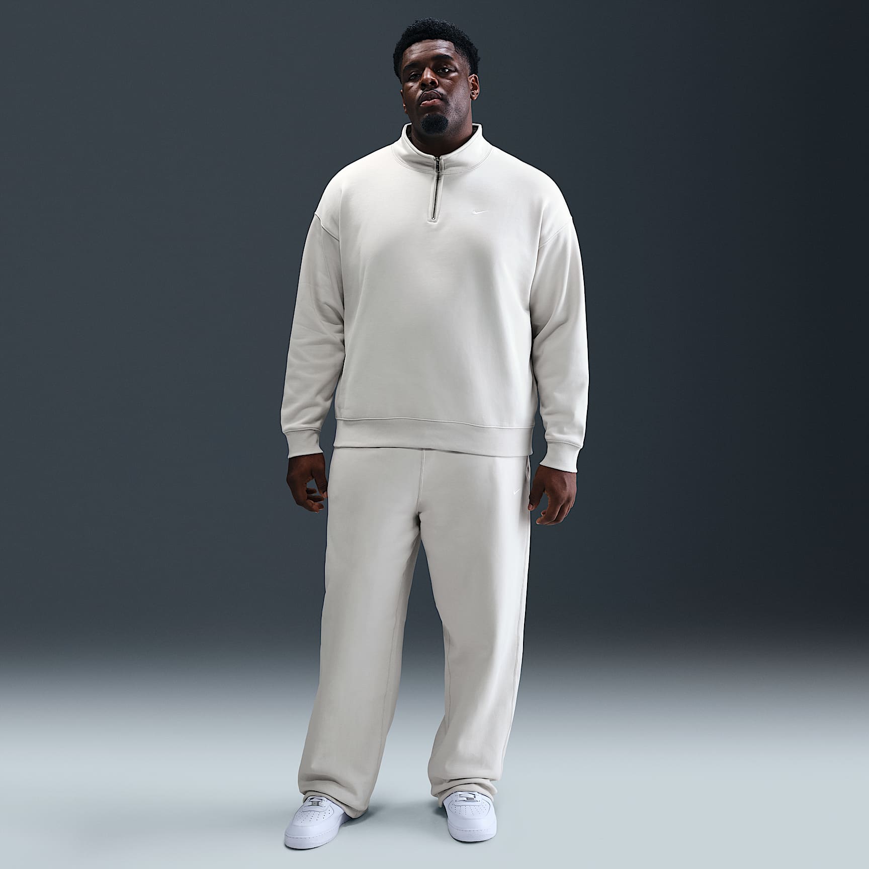 Nike Solo Swoosh Men's Open-Hem Fleece Pants