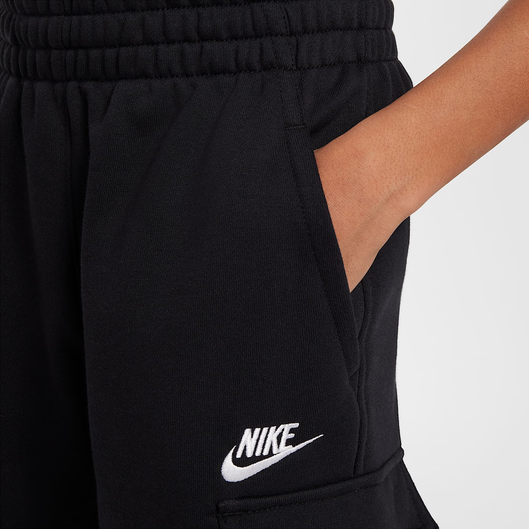 Nike Sportswear Club Big Kids' French Terry Cargo Shorts