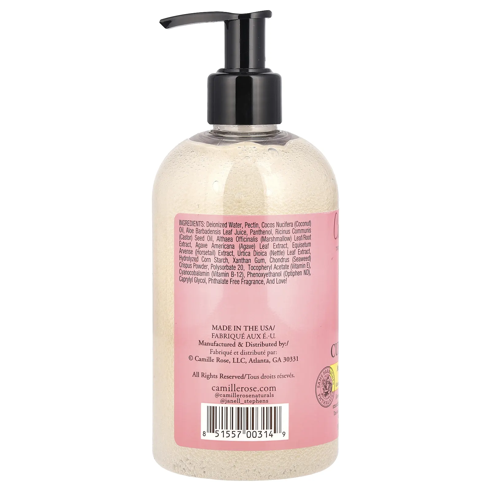 Camille Rose, Средство для завивки волос, 355 мл (12 унций)