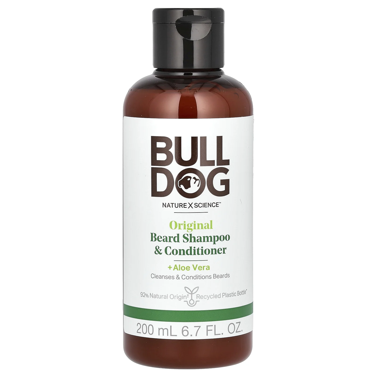Bulldog Skincare For Men, оригинальный шампунь и кондиционер для бороды, для мужчин, 200 мл (6,7 жидк. унций)
