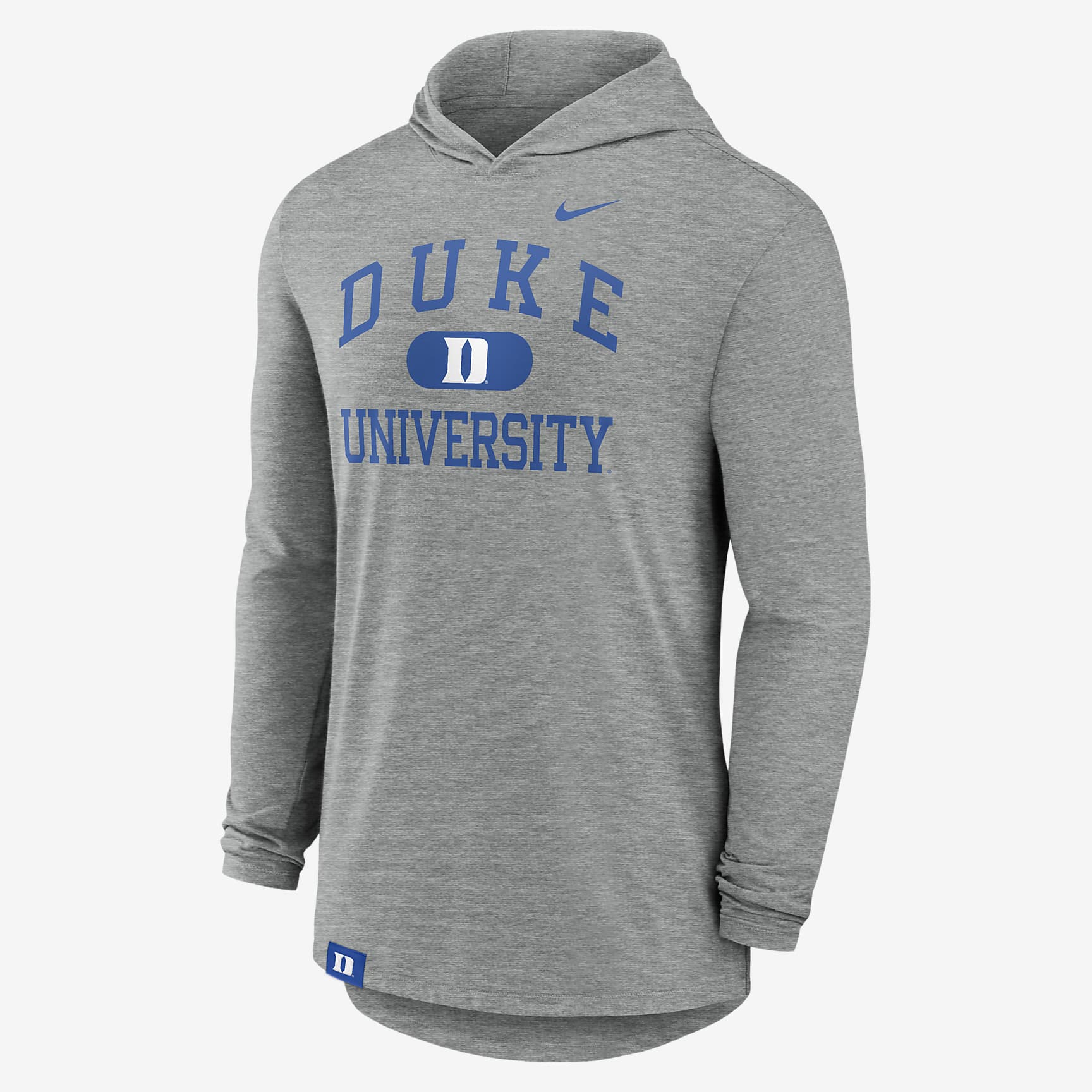 Duke Blue Devils Blitz Men's Nike Dri-FIT College Long-Sleeve Hooded T-Shirt