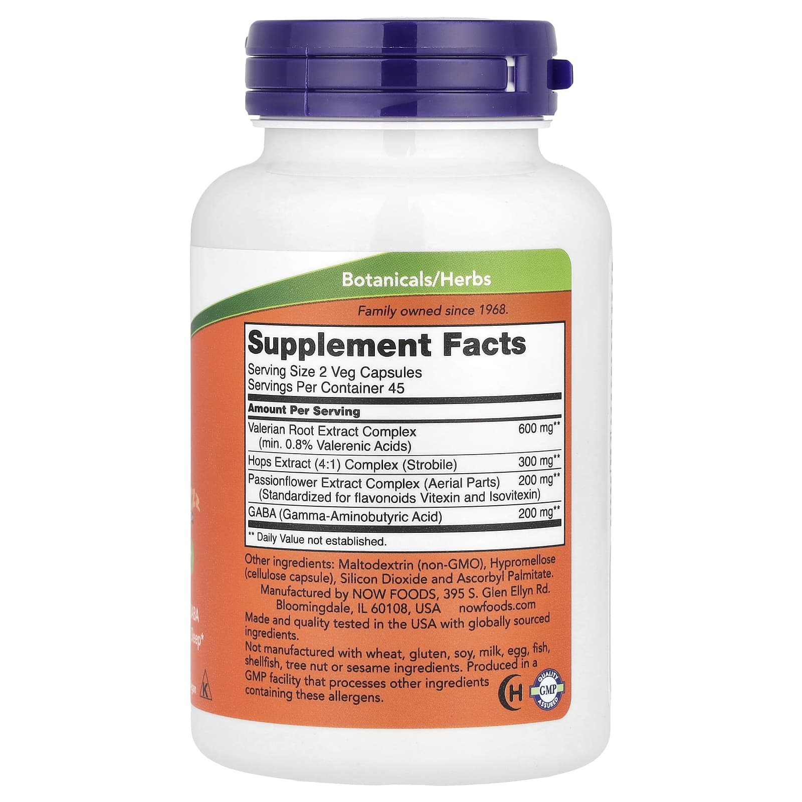 NOW Foods, Sleep, растительная смесь для сна, 90 растительных капсул