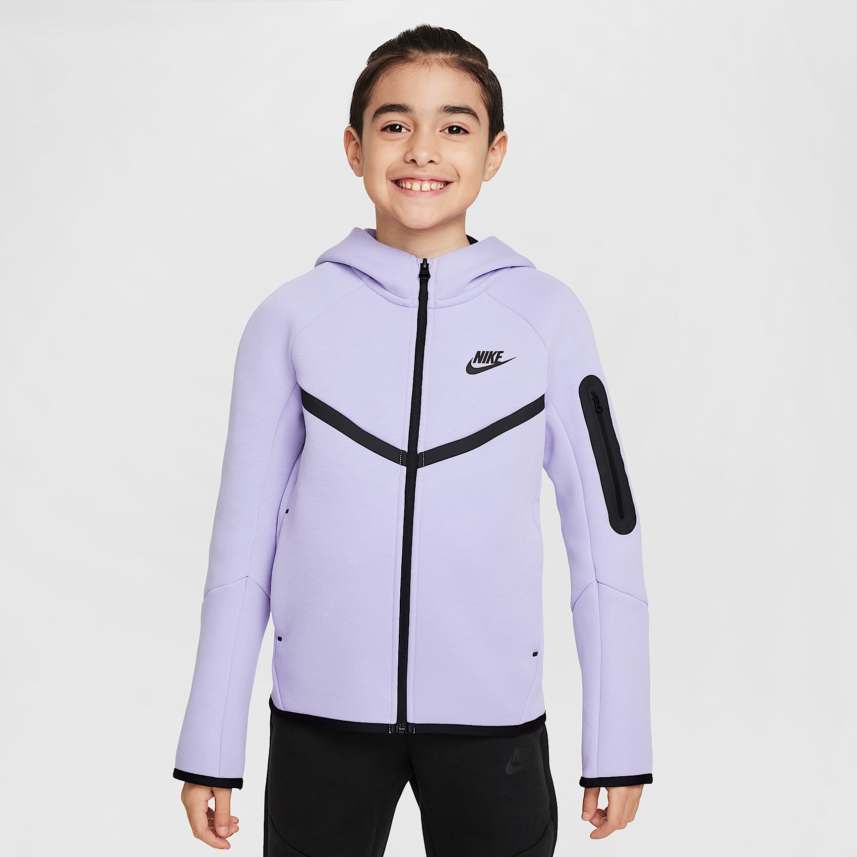 Nike Sportswear Tech Fleece Big Kids' Full-Zip Hoodie