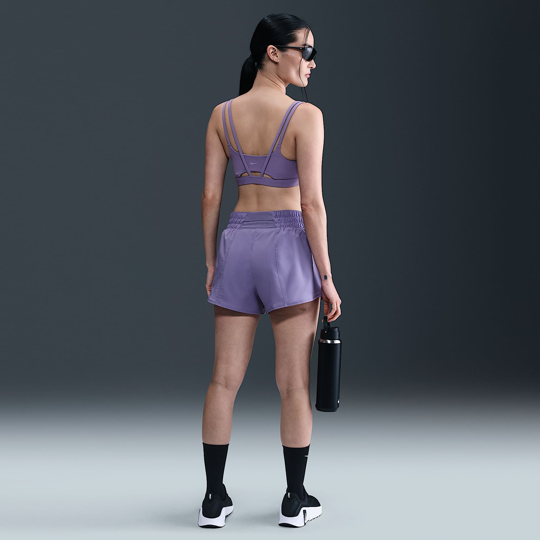 Nike One Women's Dri-FIT Mid-Rise 3" Brief-Lined Shorts