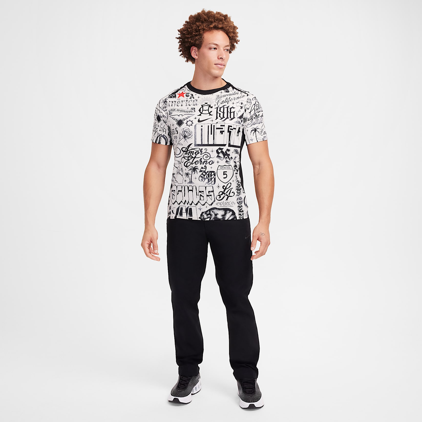 Club América Academy Pro SE Men's Nike Dri-FIT Soccer Pre-Match Short-Sleeve Top